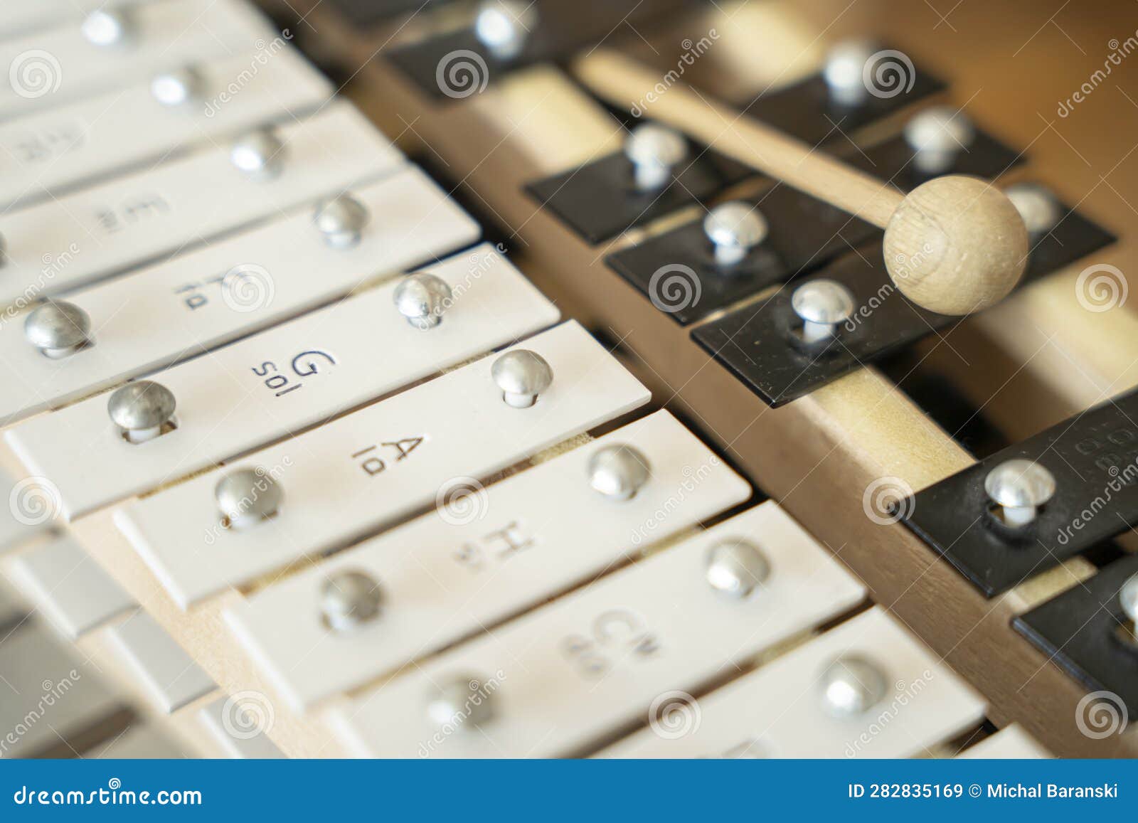 Detail of Cymbals in Black and White Colors Stock Image Image of