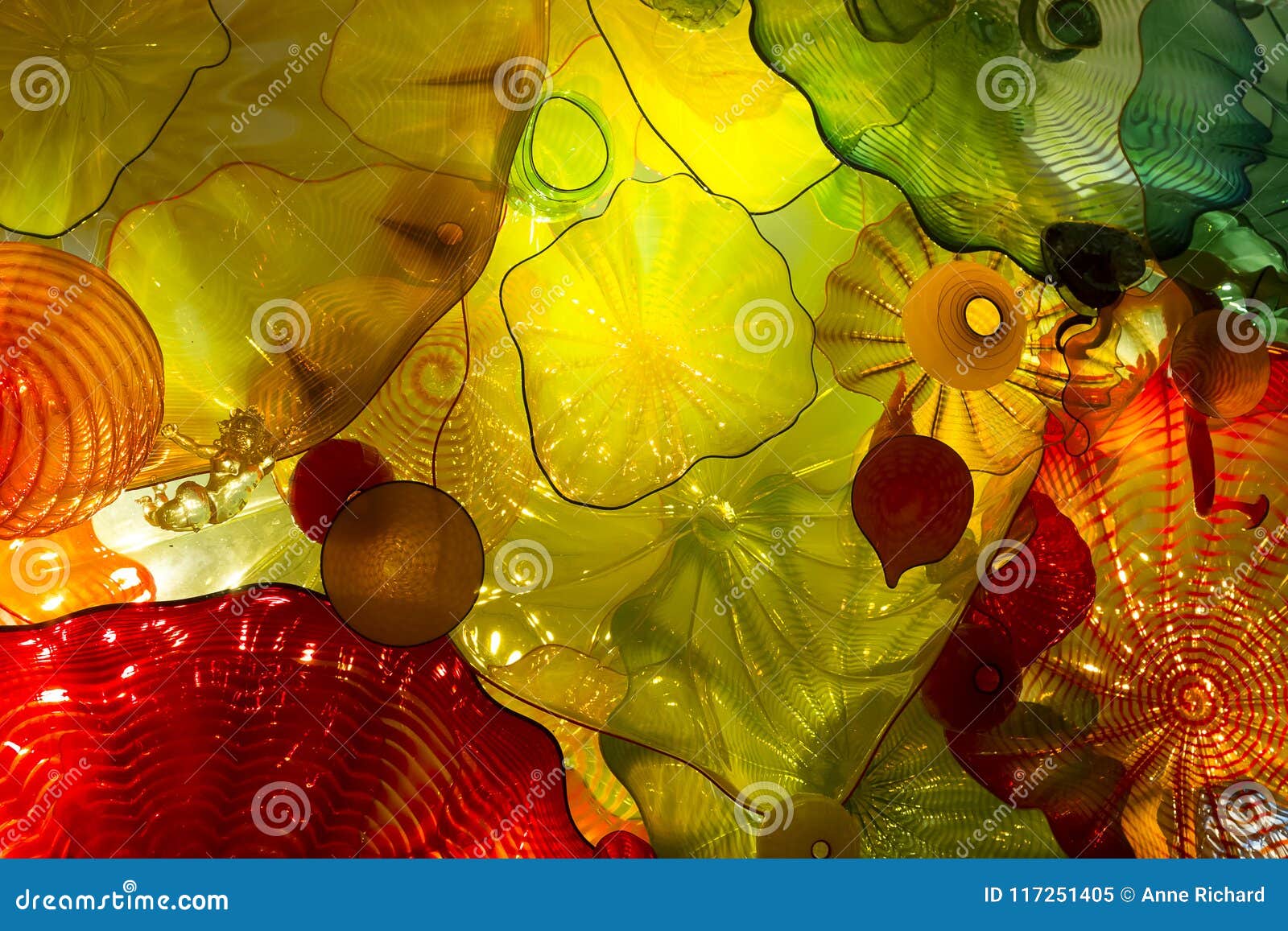 Detail Of Dale Chihuly S Blown Glass Work Persian Ceiling