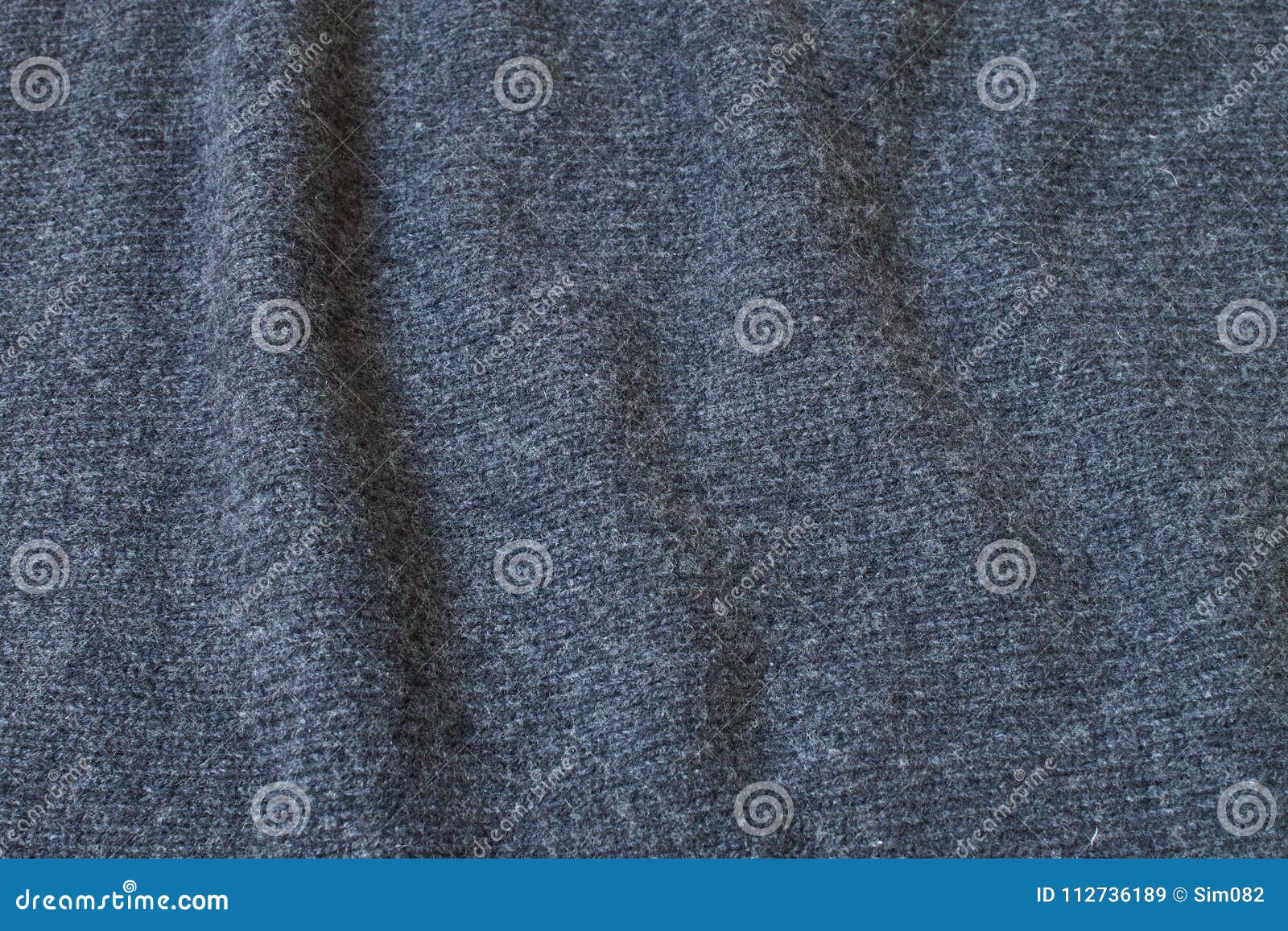 Detail of a Dark Gray Wool Sweater. Stock Image - Image of pattern ...