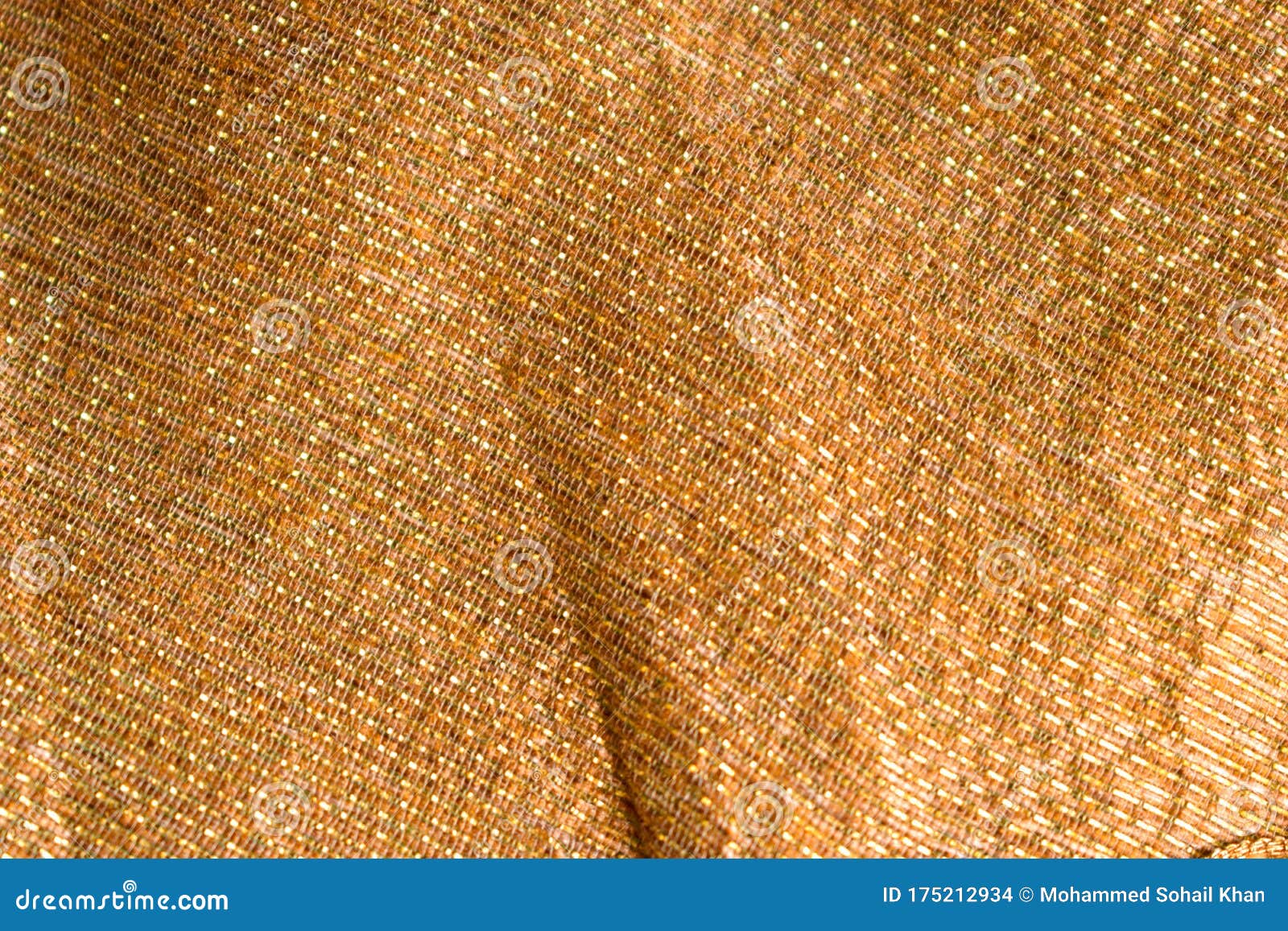 detail dork yellow color texture of fabric/cloth  background stock photograph