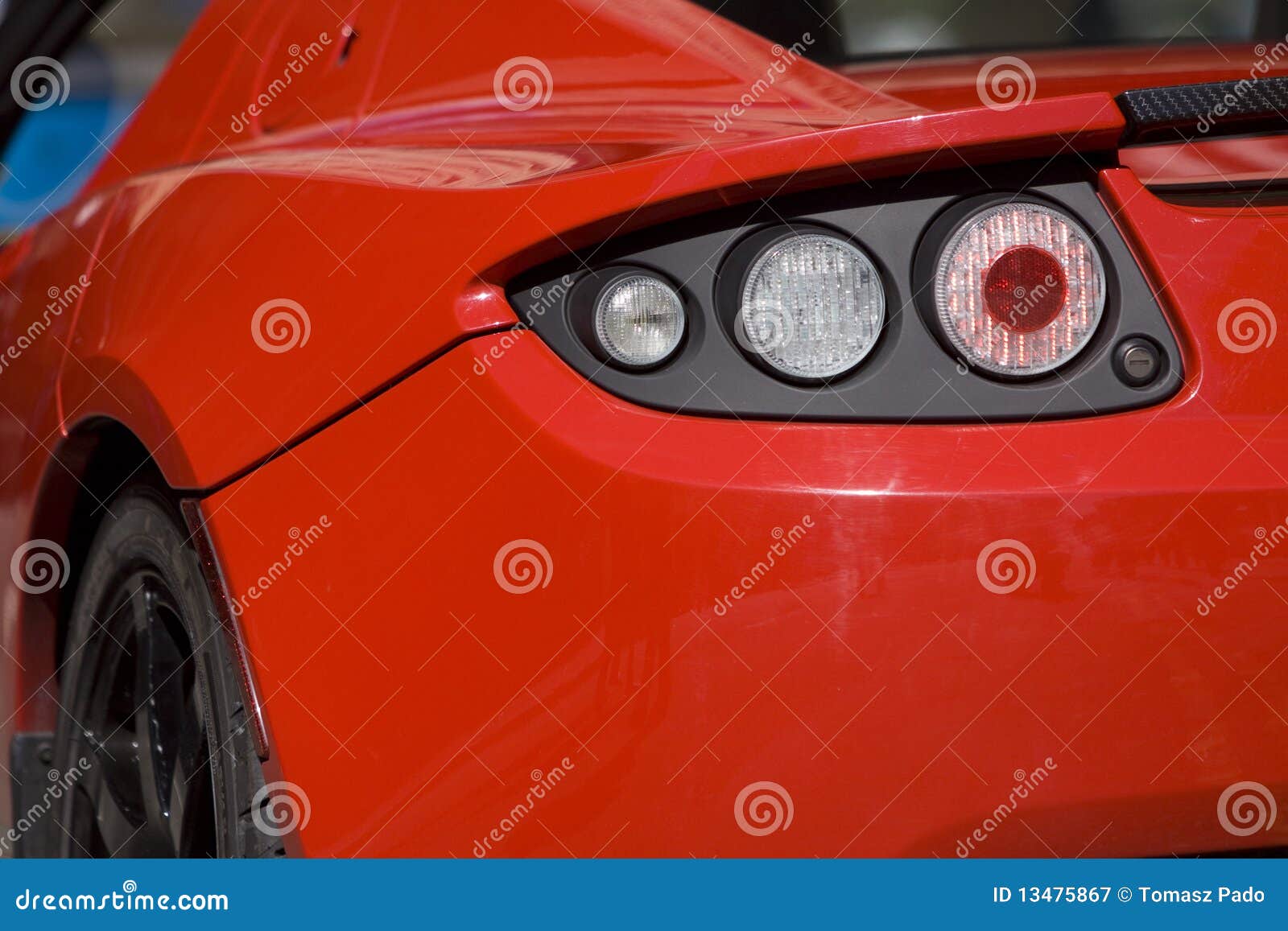 Detail eines SportAutos stockbild. Bild von drehzahl 13475867