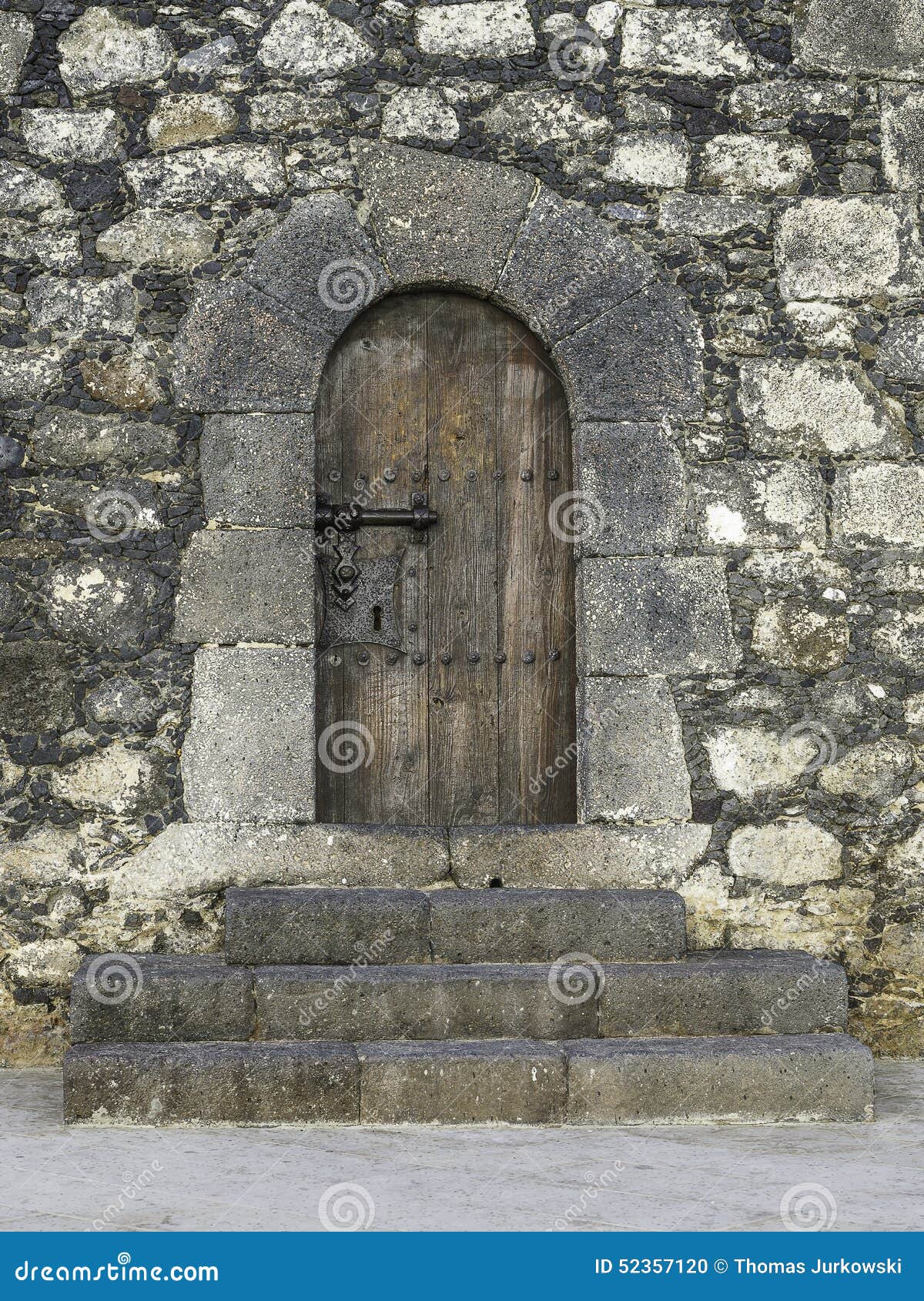 Detail of Fort in Arrecife stock photo. Image of cannon - 52357120