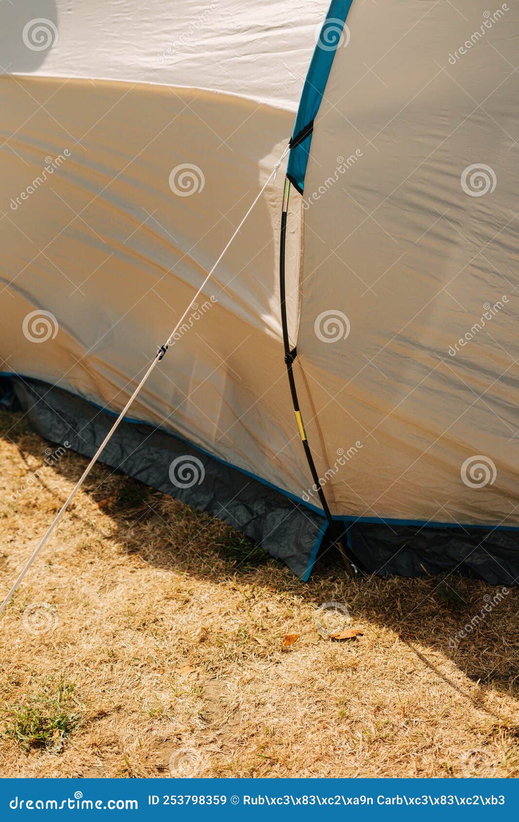 Detail of the Guy Lines on a Camping Tent Stock Image - Image of fabric,  line: 253798359