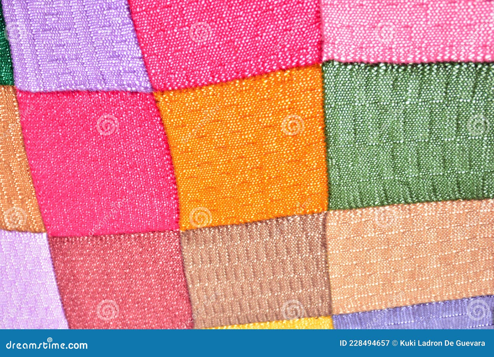 detail of handmade woolen jarapas