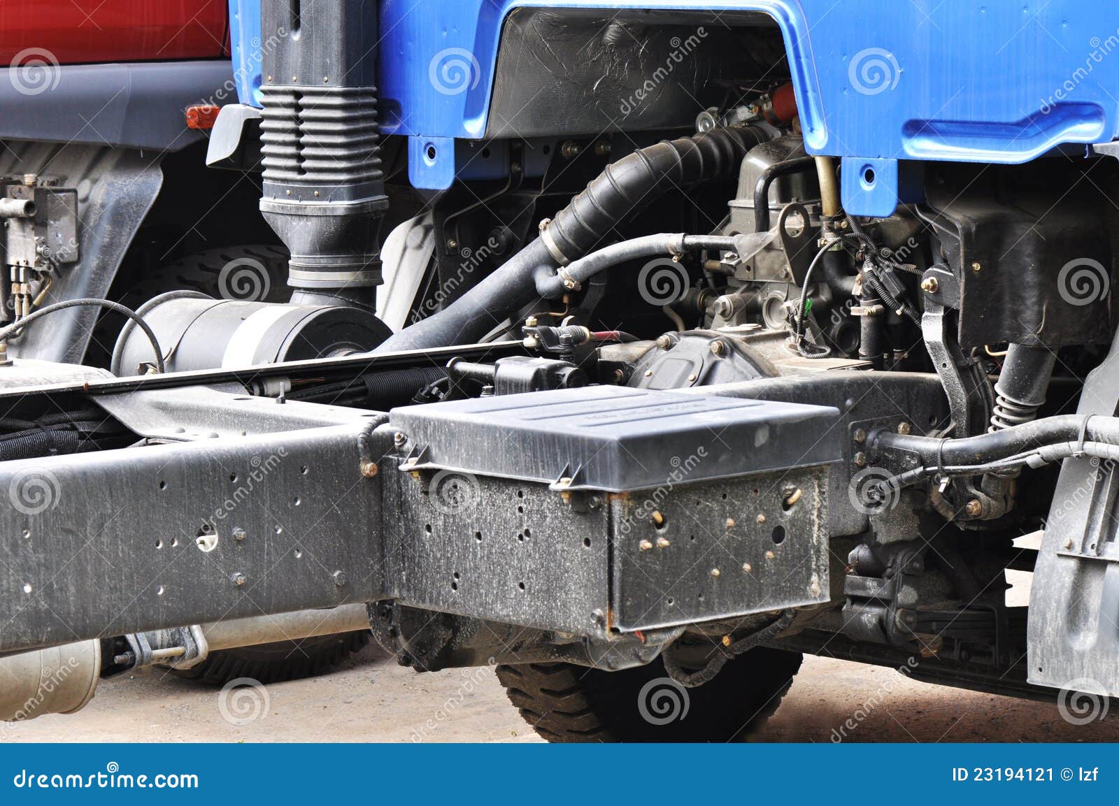 Detail of light trucks stock image. Image of drive, automobile - 23194121