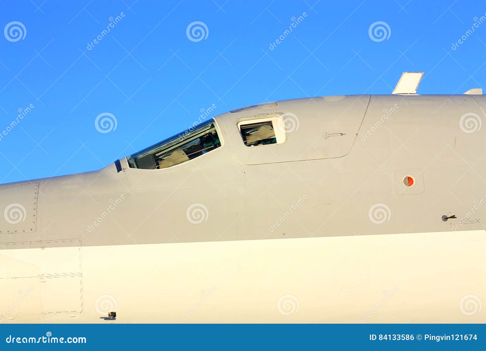 detail of long-range bomber tu-22m `backfire`