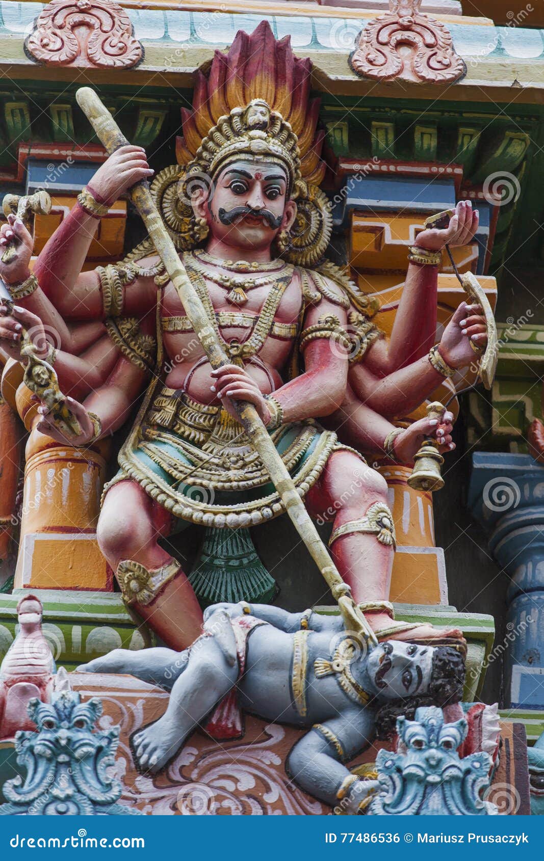 India - Tamil Nadu - Madurai - Meenakshi Temple - Hanuman …