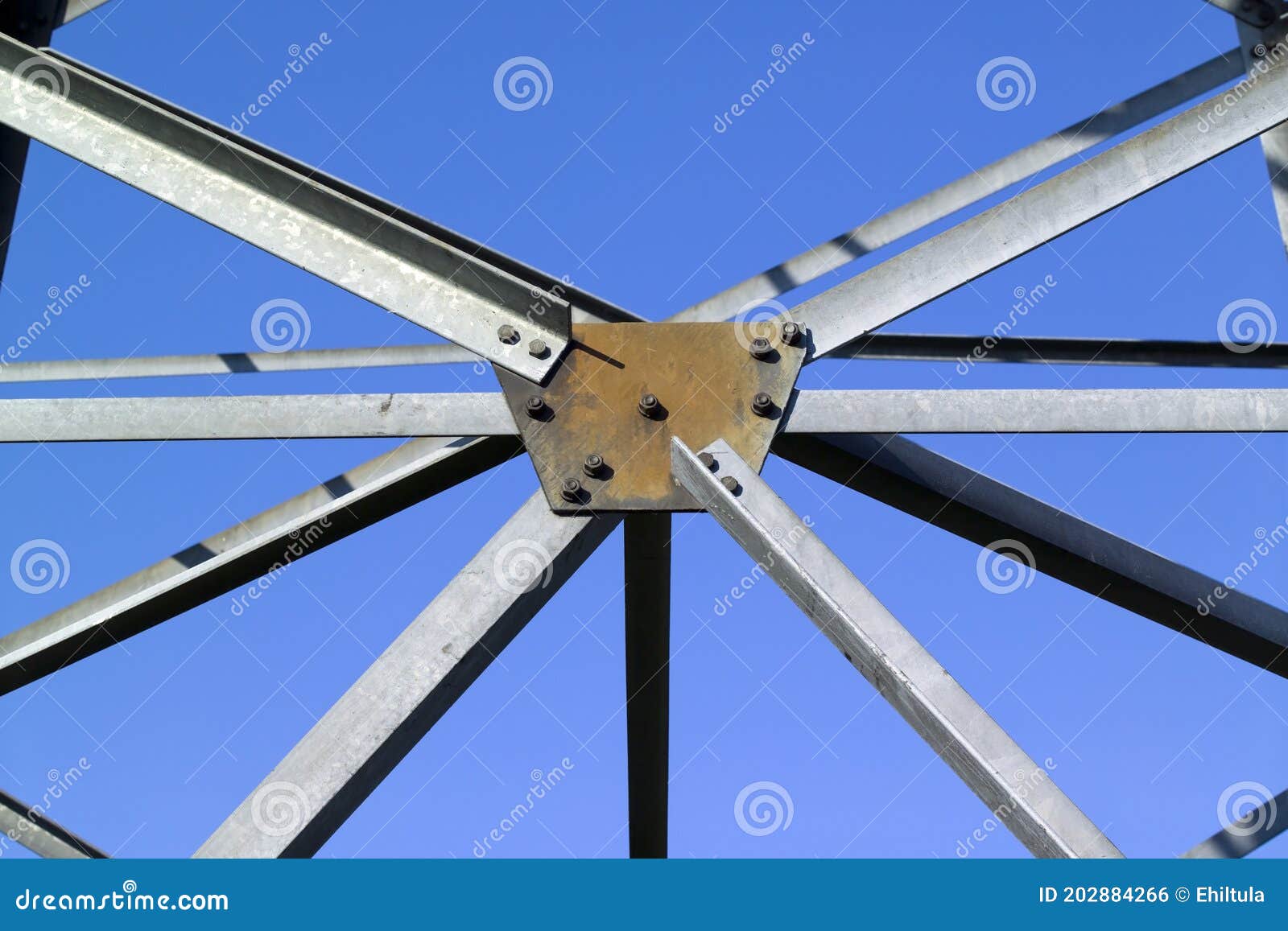 Detail of metal junction stock photo. Image of props 202884266