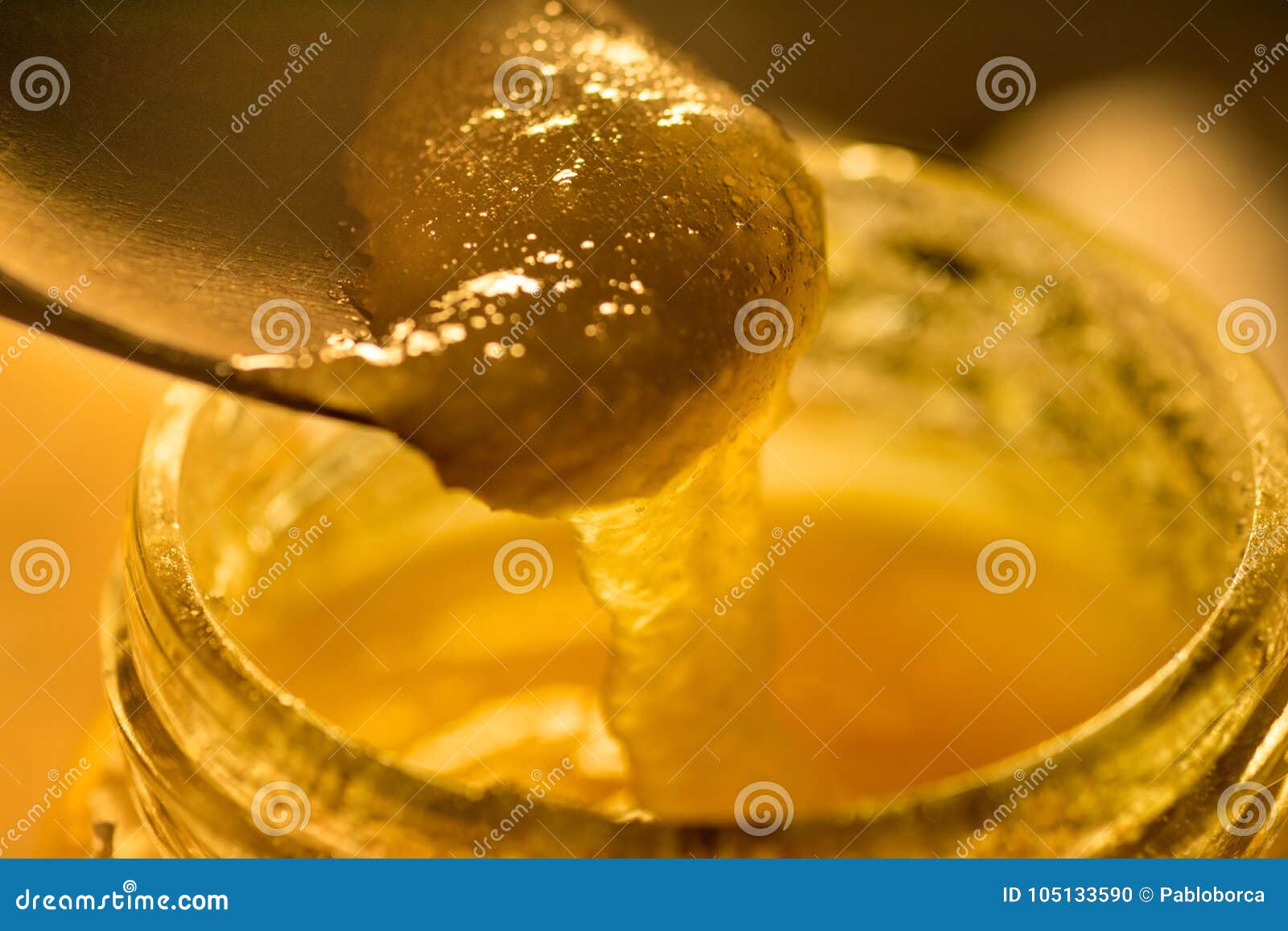 Detail of Raw Organic Royal Jelly Stock Photo Image of remedy