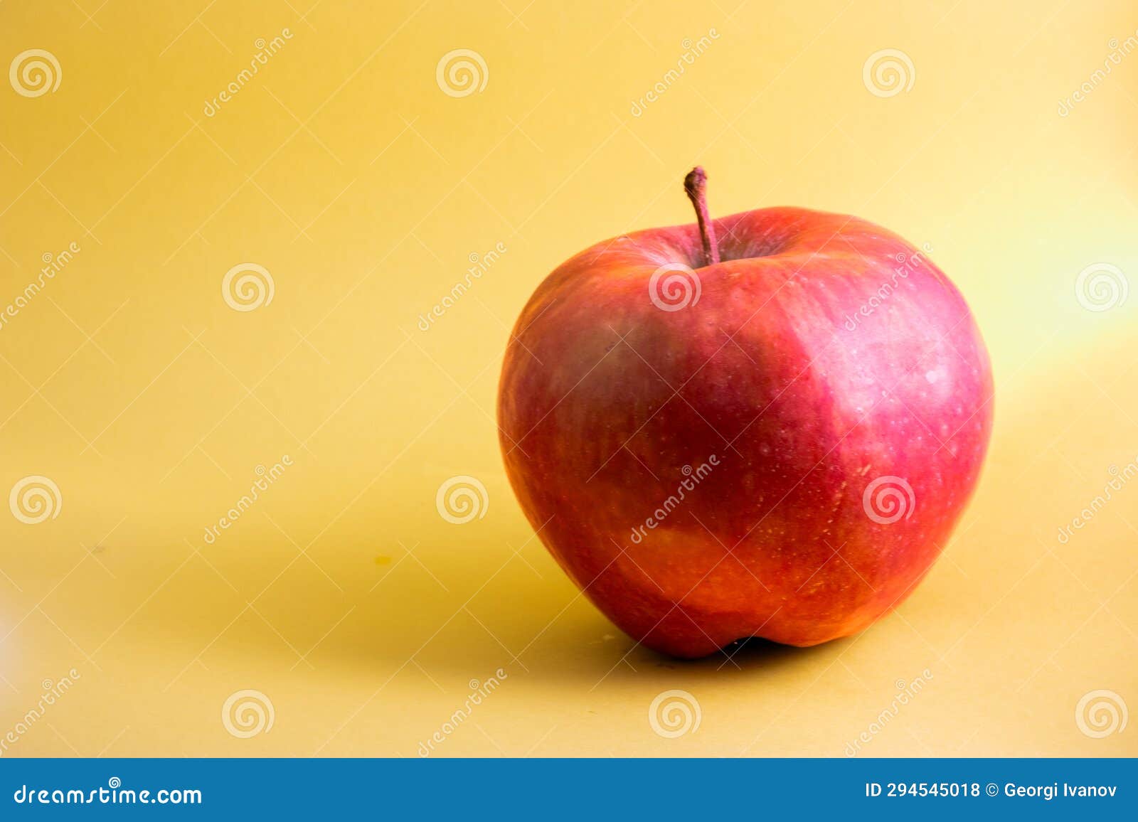 Red apple stock photo. Image of food, nutrition, snack 294545018