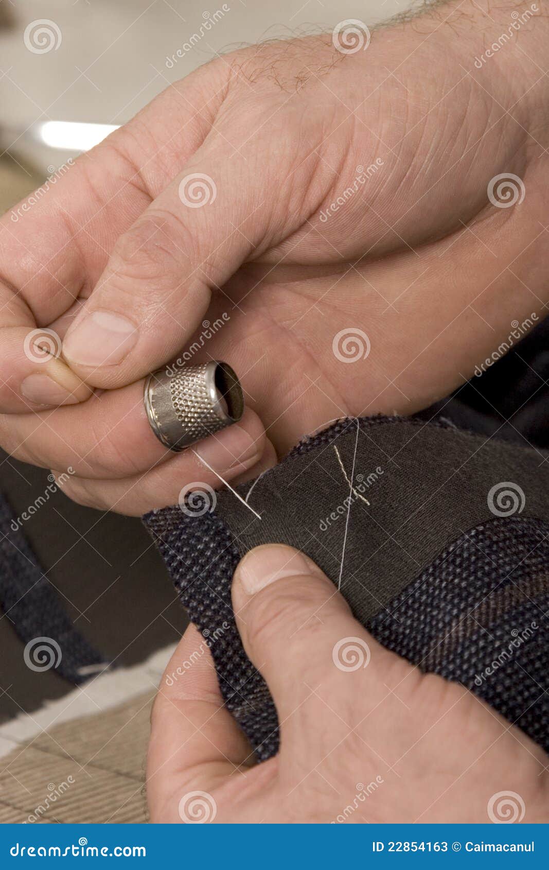 Detail of sewing hand stock image. Image of hobby, clothes 22854163