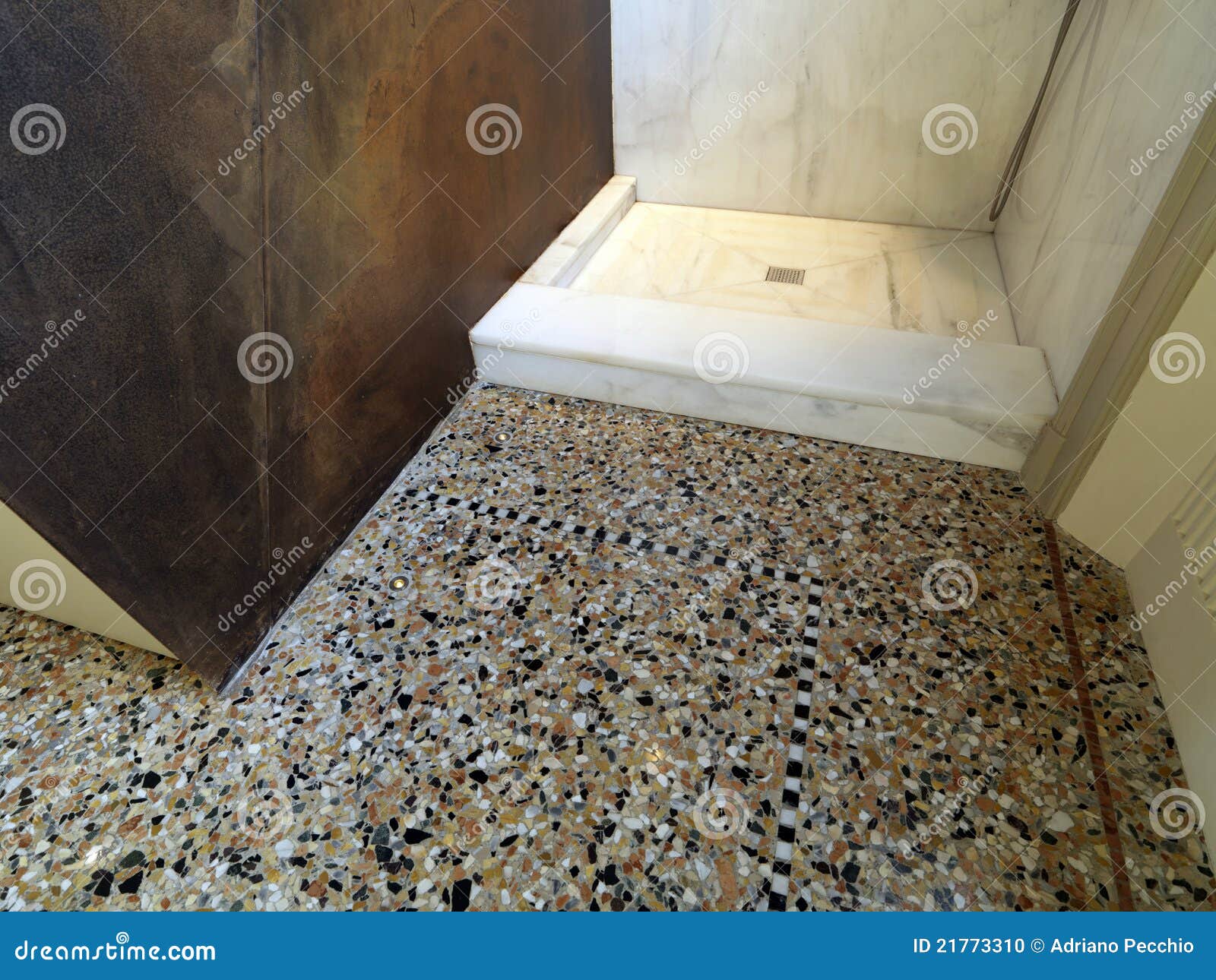 Detail of shower plate stock photo. Image of architectural 21773310