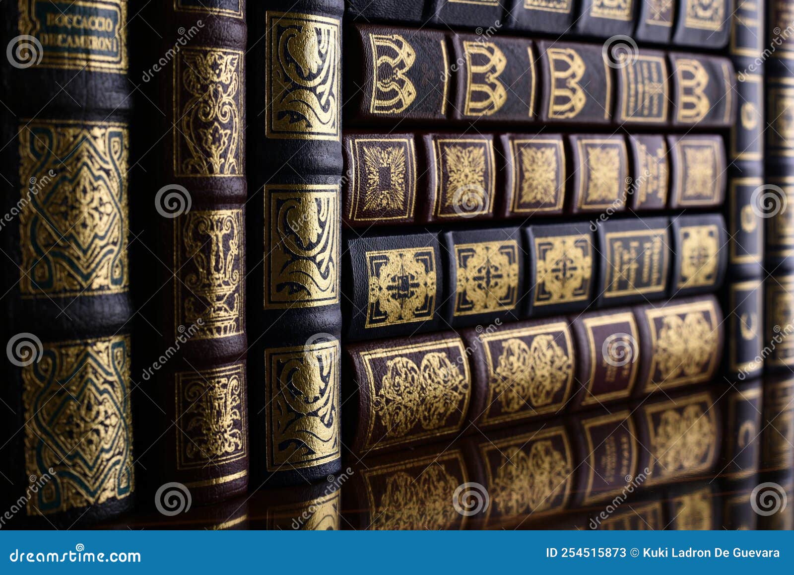 books on the shelf of a library