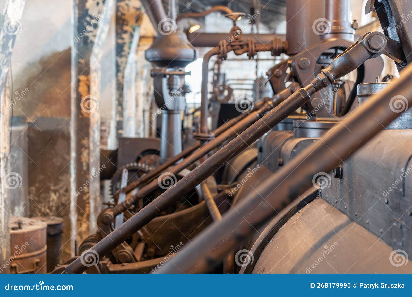 Detail Of Steam Engine From 1903 Important Part Of Technological Line detail-of-steam-engine-from-1903-important-part-of-technological-line