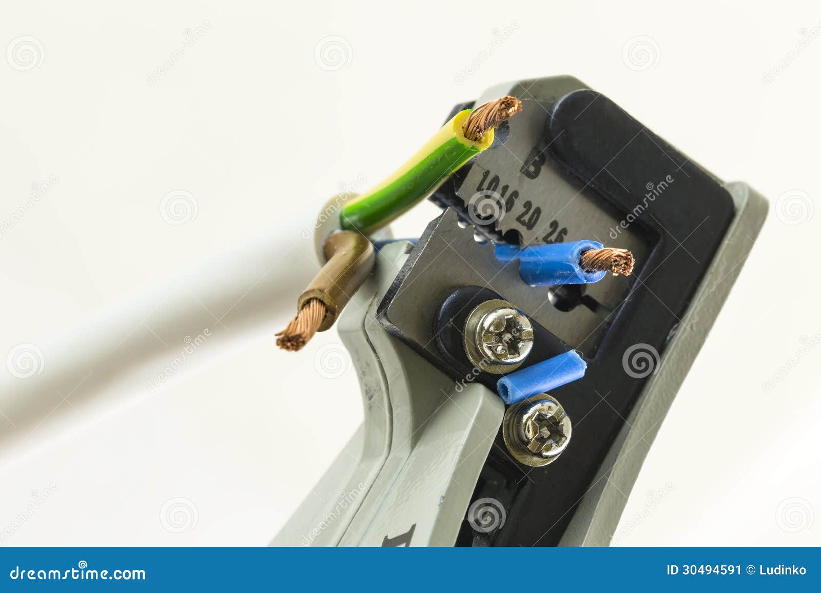 Detail of Stripping Pliers for Electrical Conductors Stock Image Image of yellow, cutter 30494591