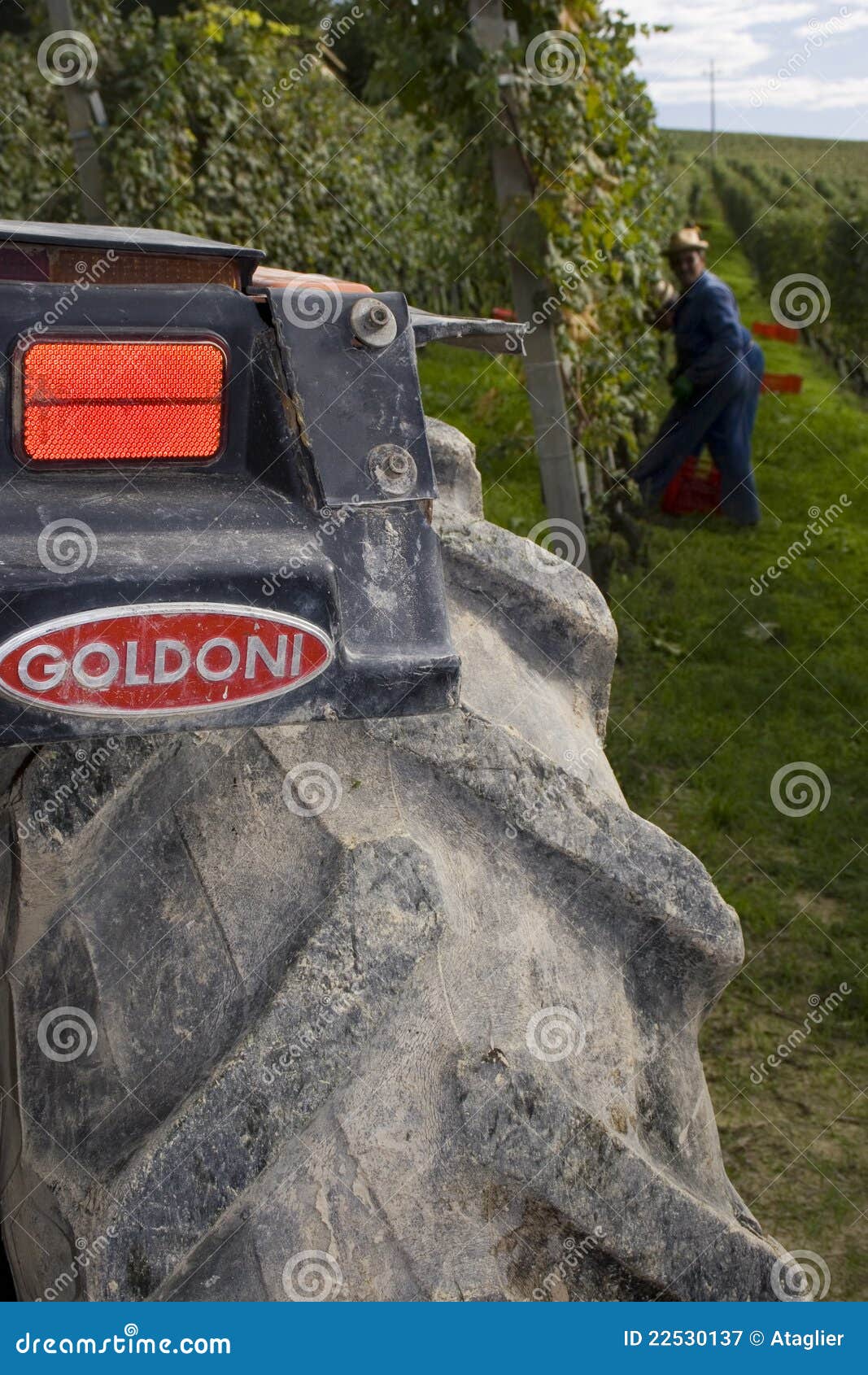 Detail of a tractor editorial photography. Image of warmth 22530137
