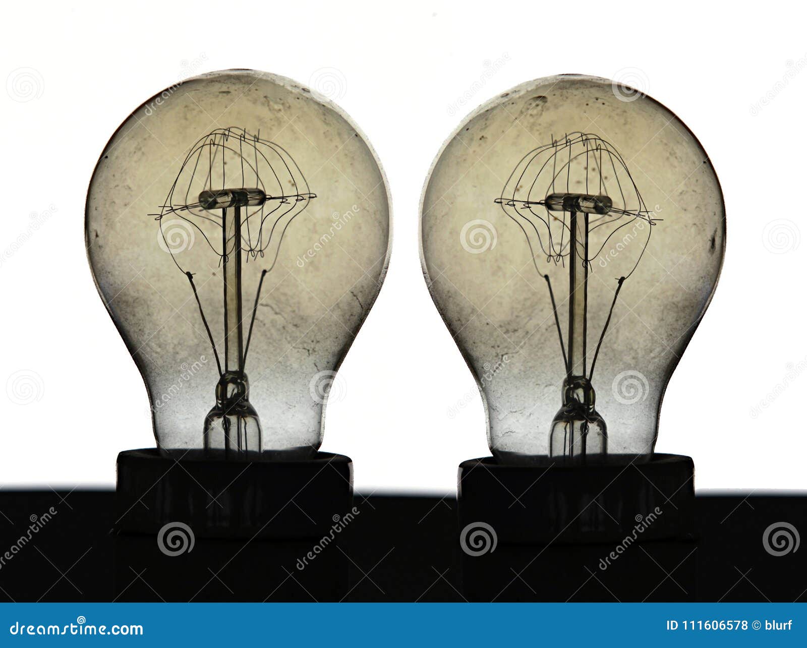 Light Bulbs Tungsten Filament Close Detail Stock Photo Image of