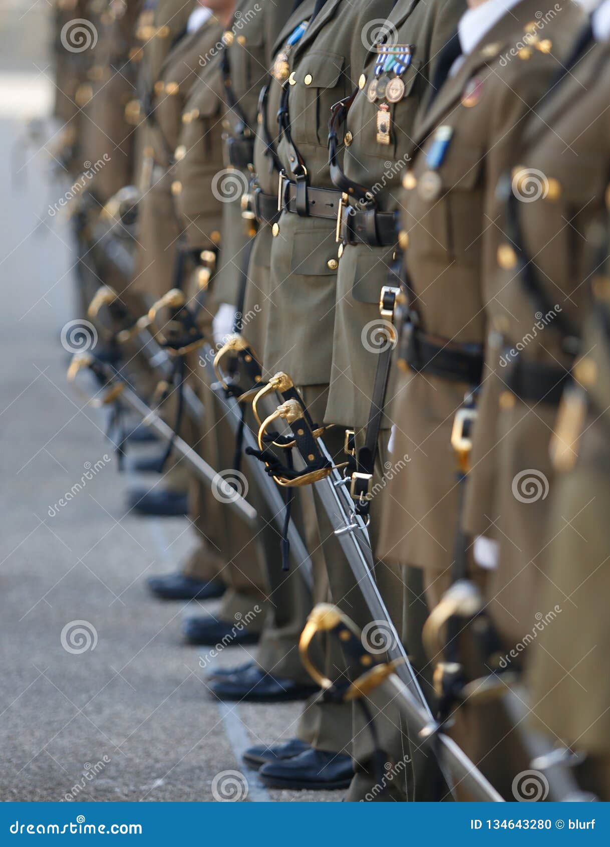 Spanish Army Uniform Detail Vertical Image - of military, formed: 134643280