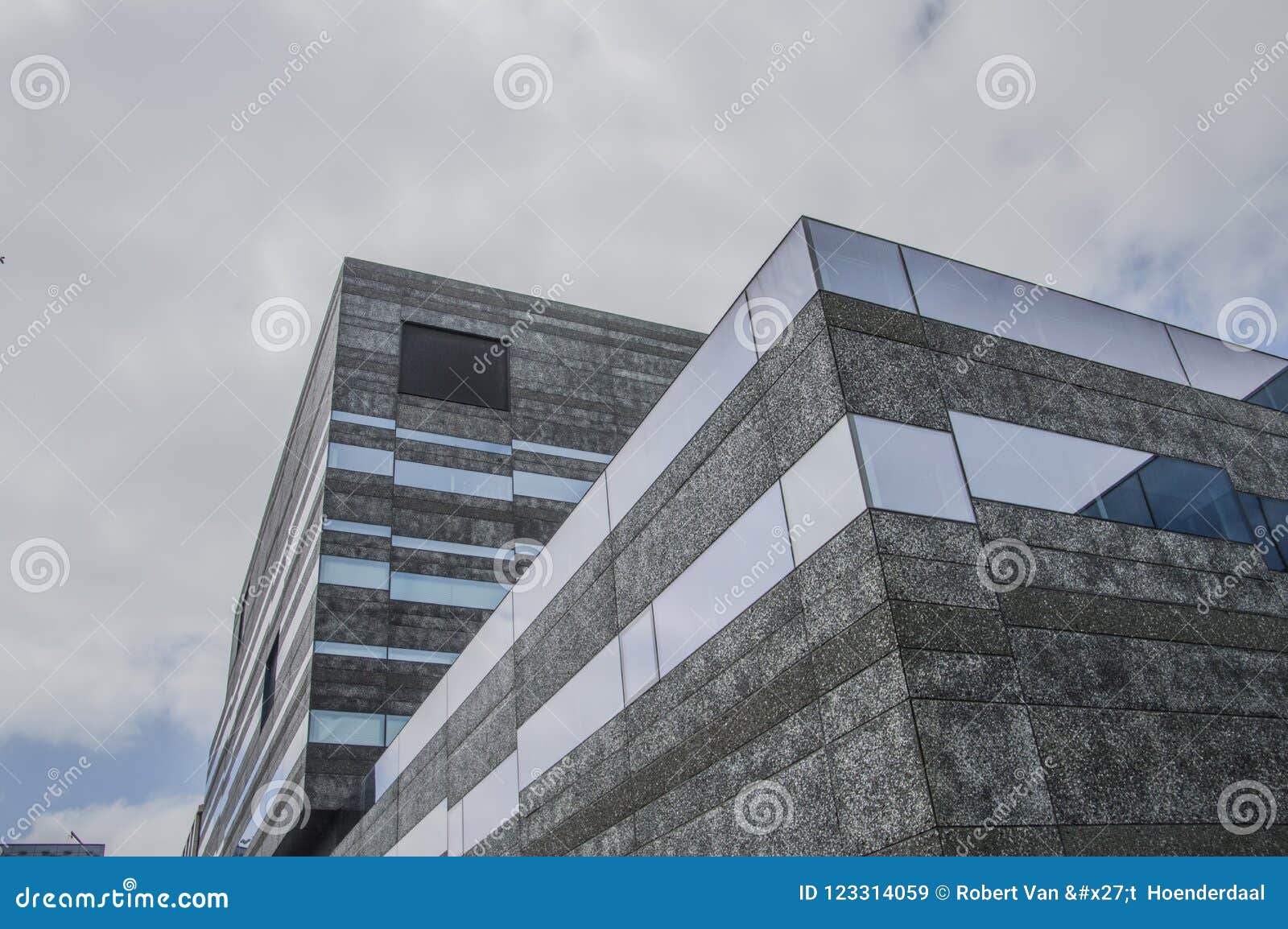 Detail of the UVA Building at the Science Park Amsterdam the ...