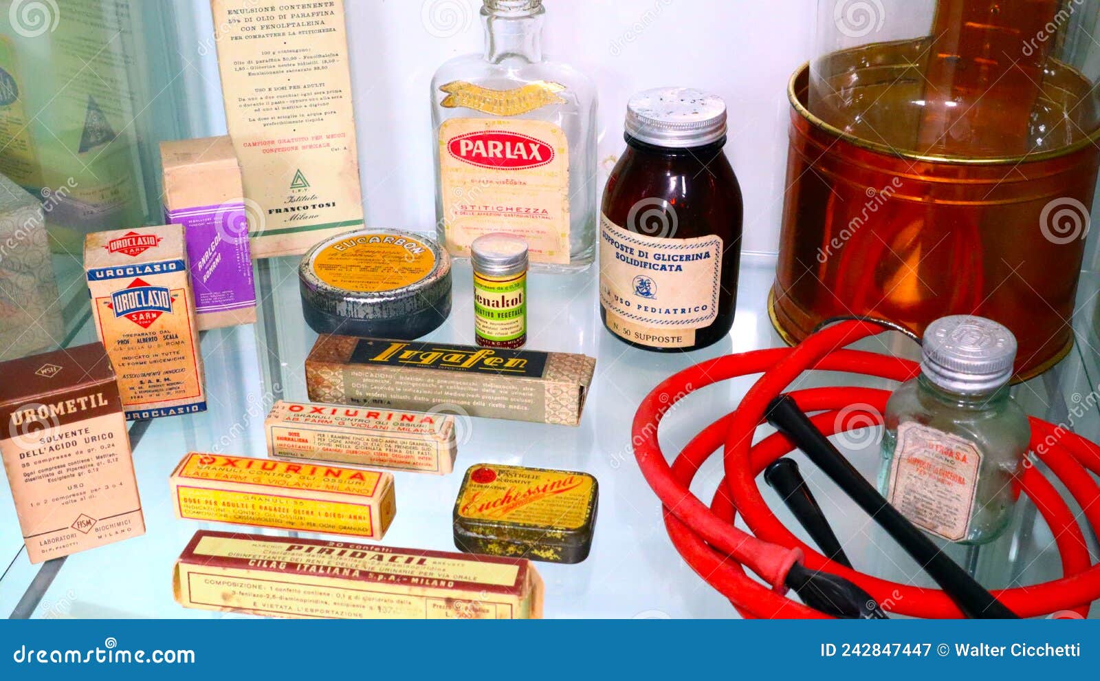Vintage Old Medicines Display Editorial Photography Image of 1950s