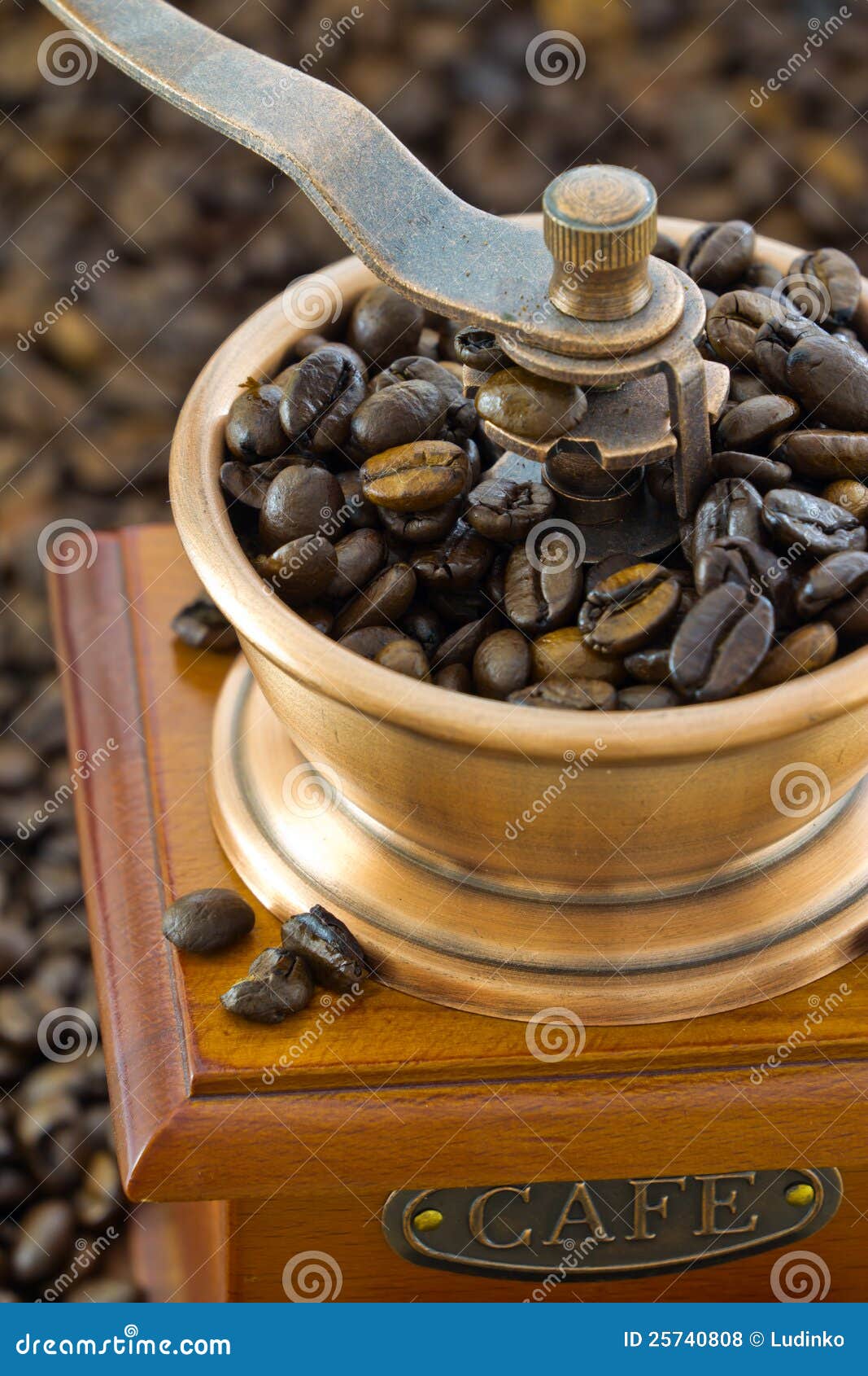 Detail of Wooden Hand Coffee Grinders Stock Photo Image of manual