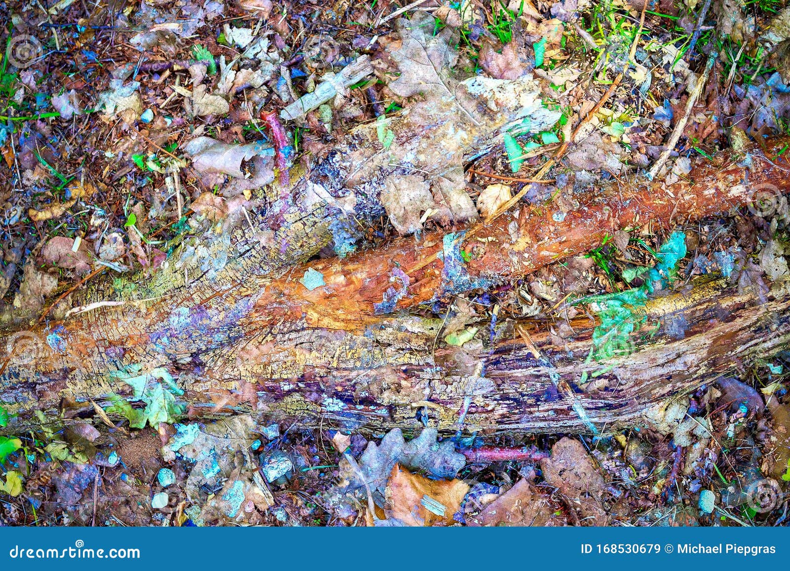 detailed close up ciew on forest ground textures in high resolution