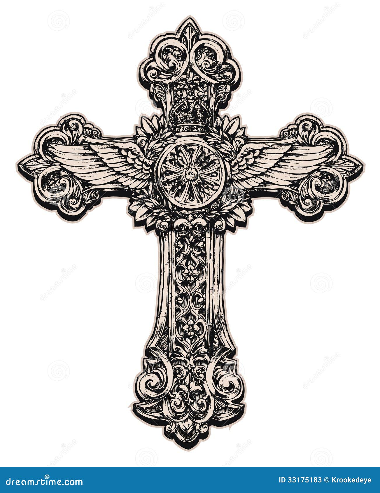 detailed cross 