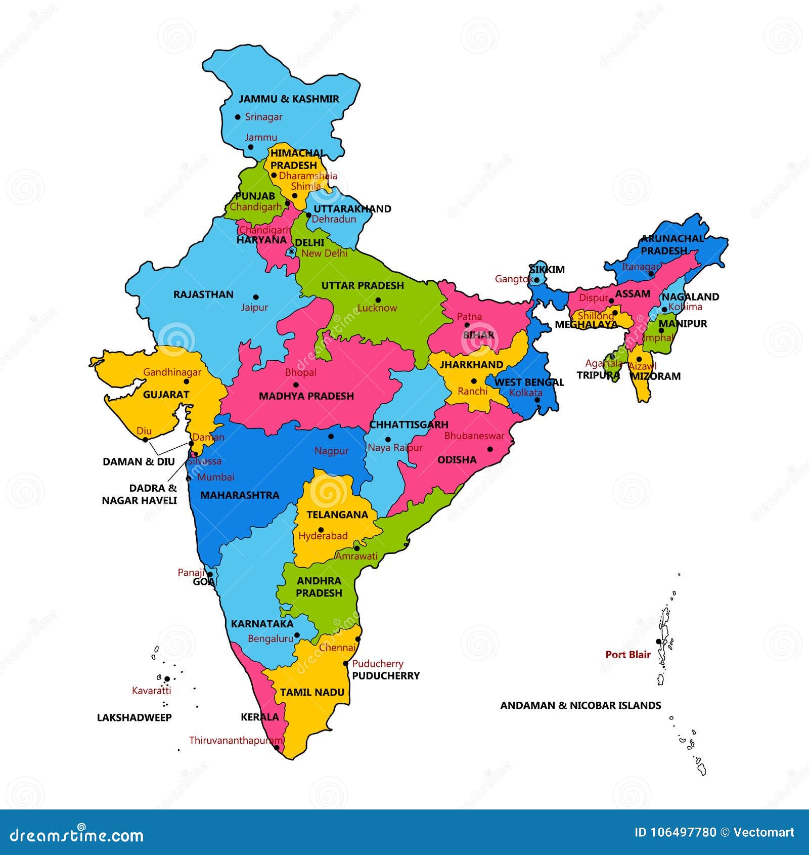 India Map Chart