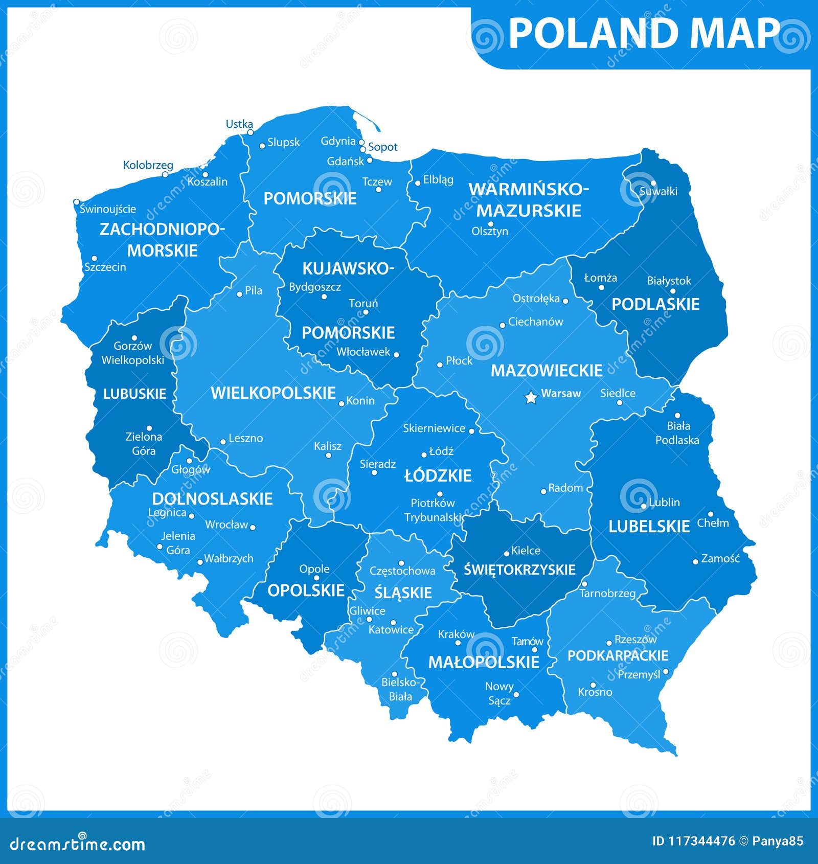 Poland Map Cities Regions Vector Royalty Free Cartoon poland-map-cities-regions-vector-royalty-free-cartoon