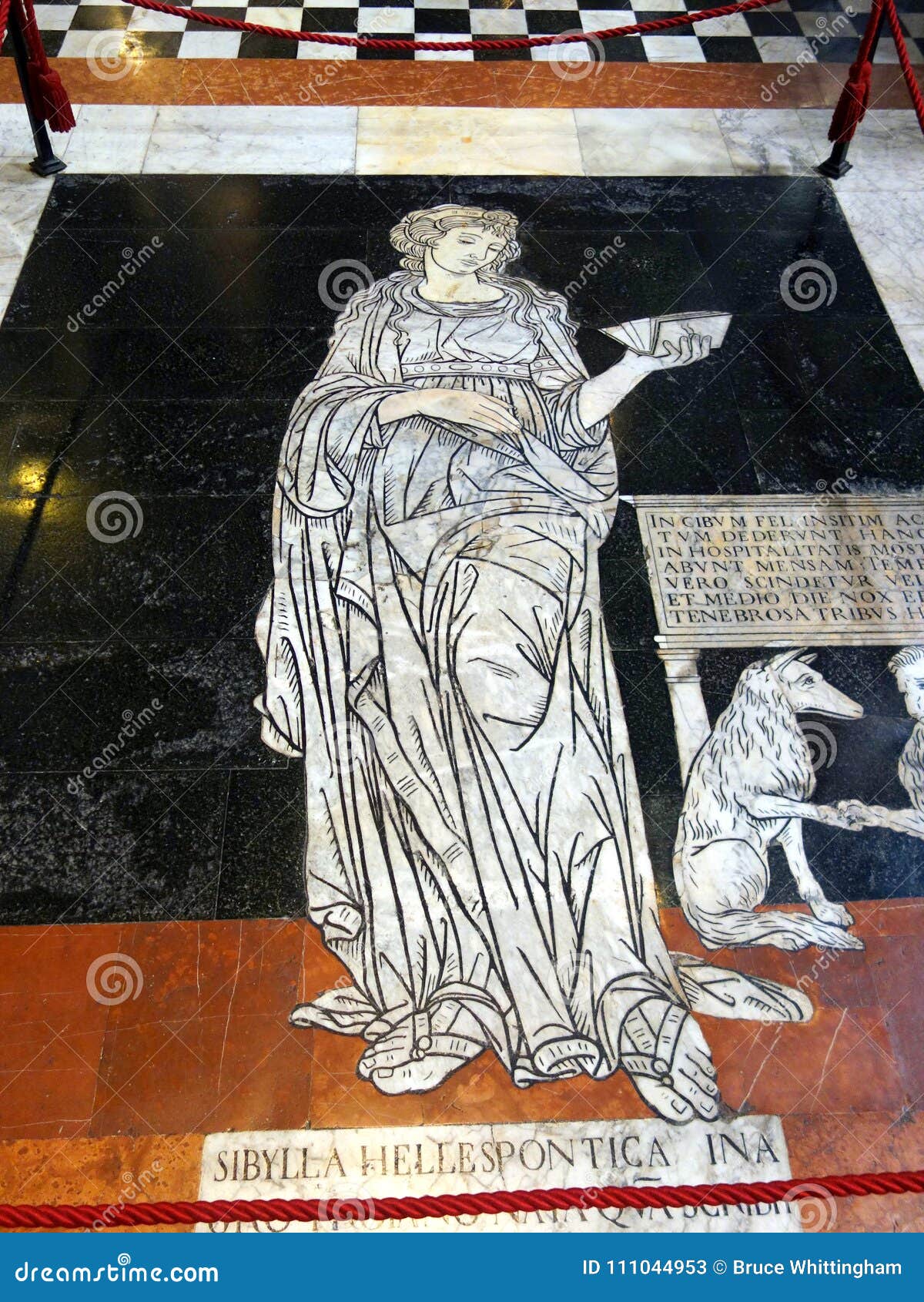 Marble Mosaic Siena Cathedral Tuscany Italy Stock Image Image