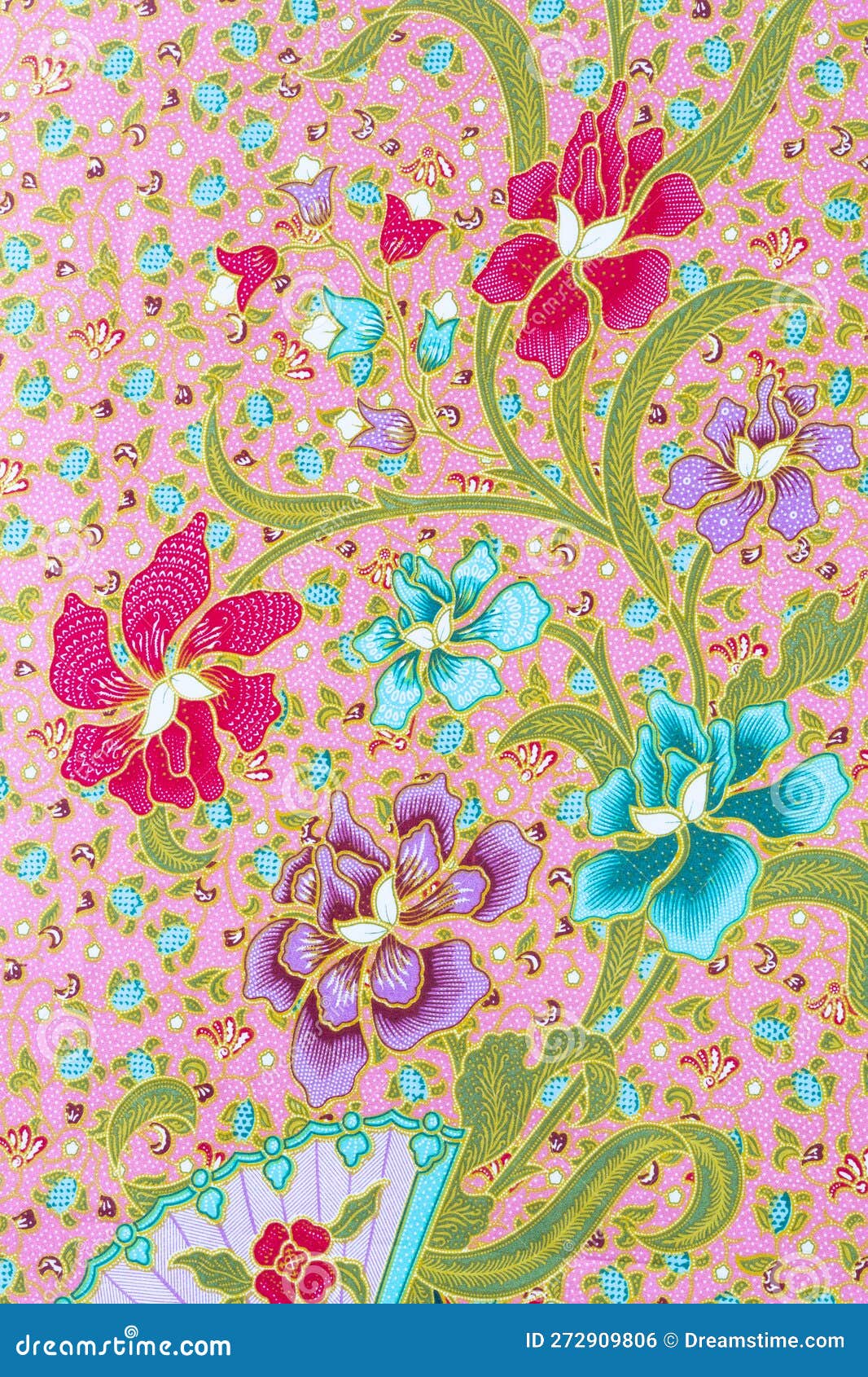 The Detailed Pattern of Batik Cloth Stock Photo Image of sarong