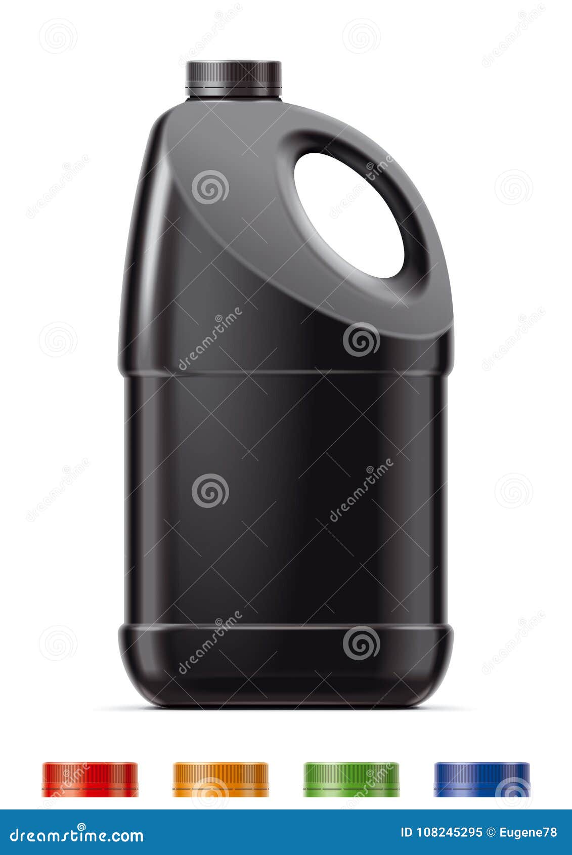 Download Blank Plastic Bottle Mockup Stock Vector - Illustration of ...