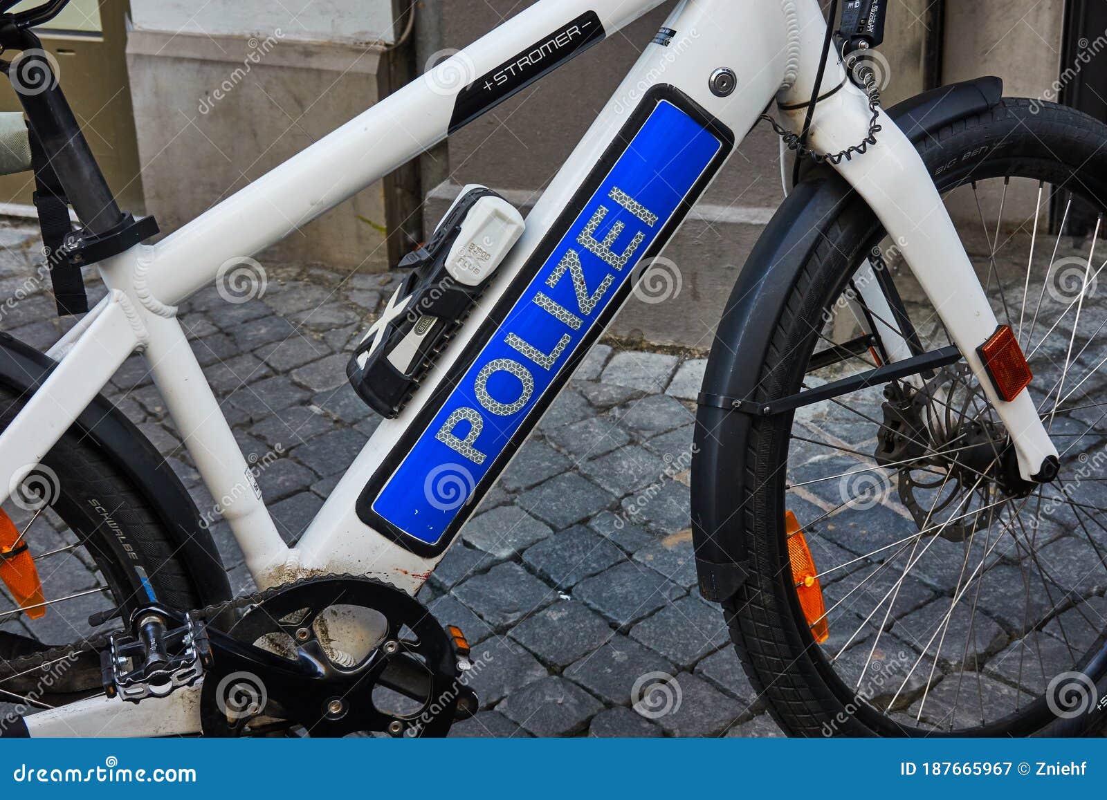 battery powered police bike