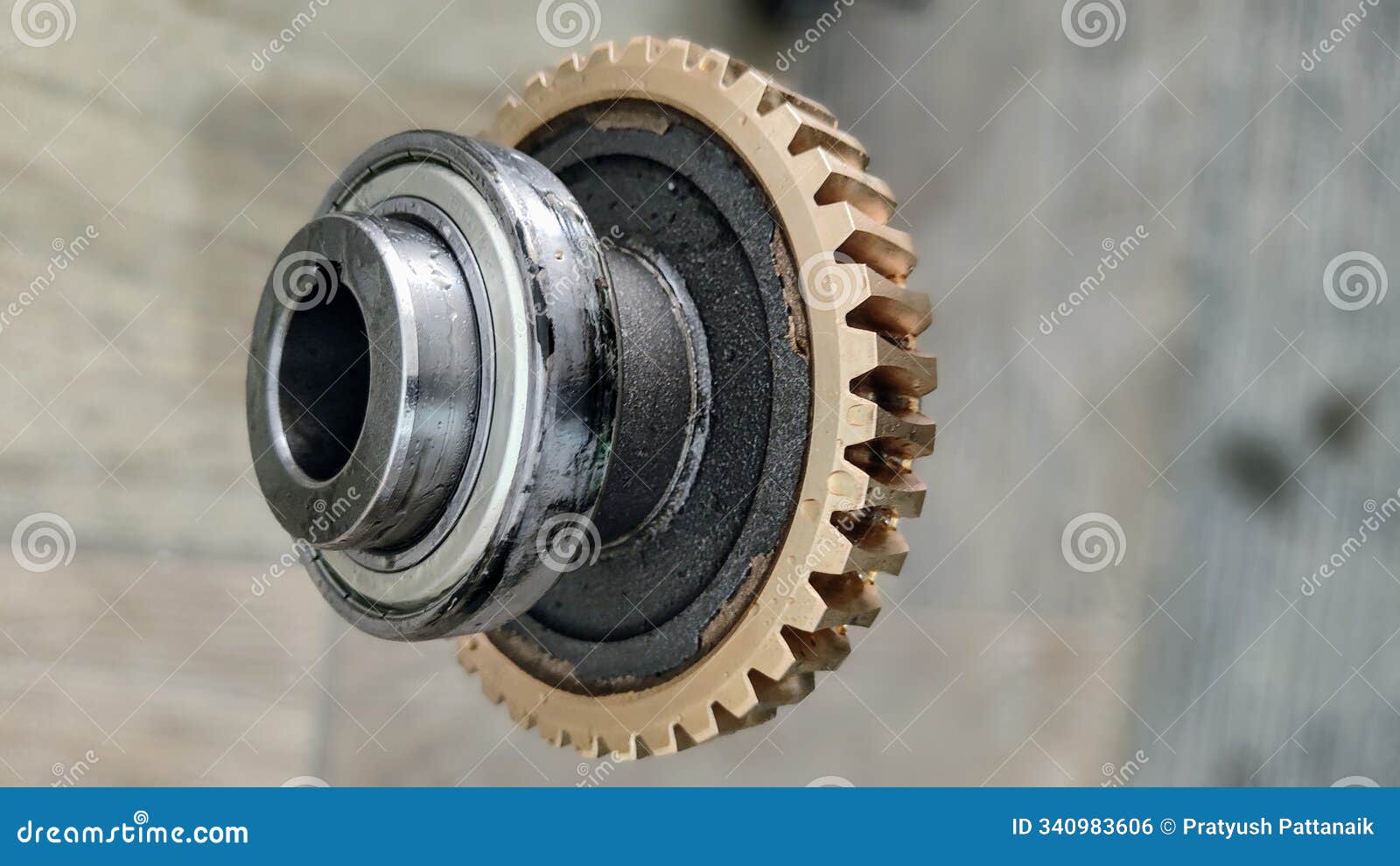 closeup of mechanical gear teeth: precision engineering in motion