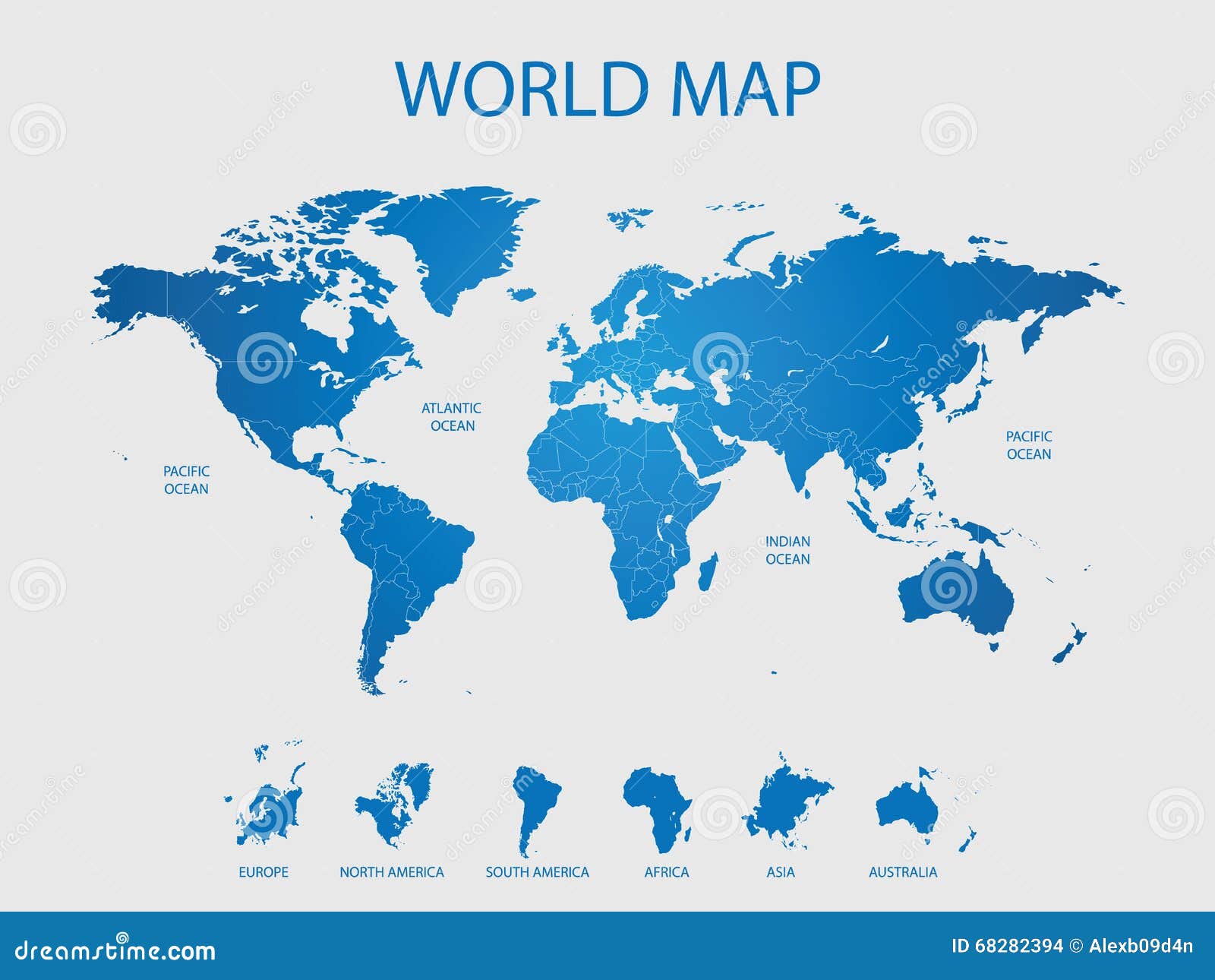 detailed world map