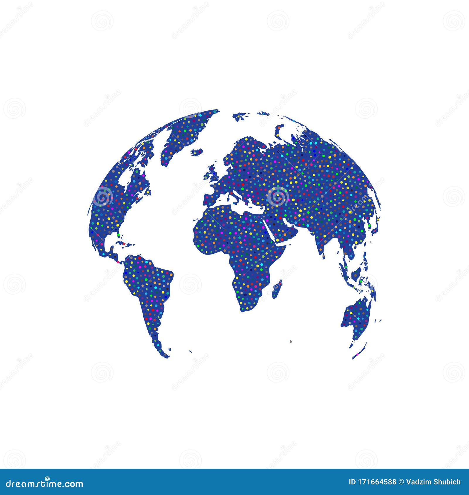World Map Round Shape - Map Of Europe