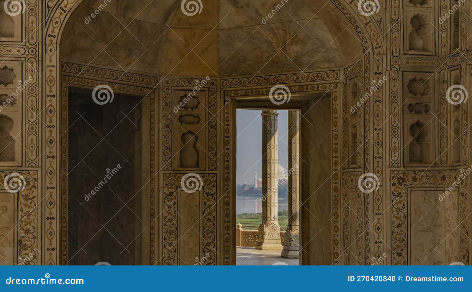 details of the architecture of the red fort. khas mahal palace