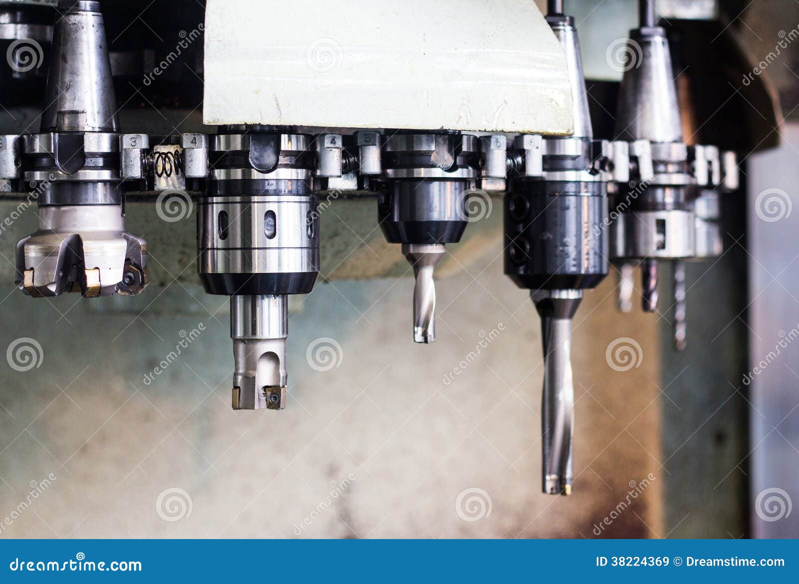 Details Of CNC Machine Tools Stock Image - Image of ...