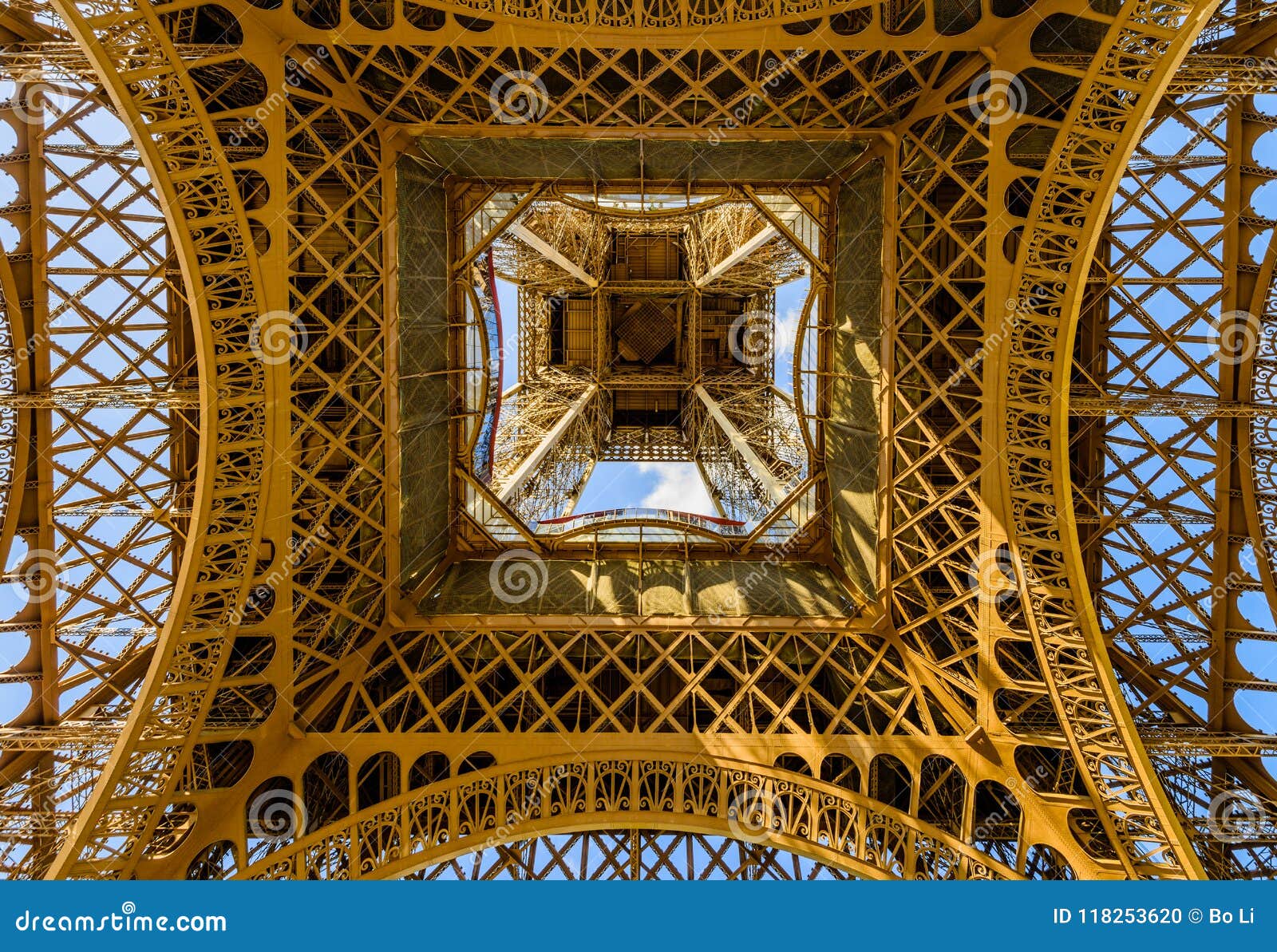 Details of Eiffel Tower stock photo. Image of french - 118253620