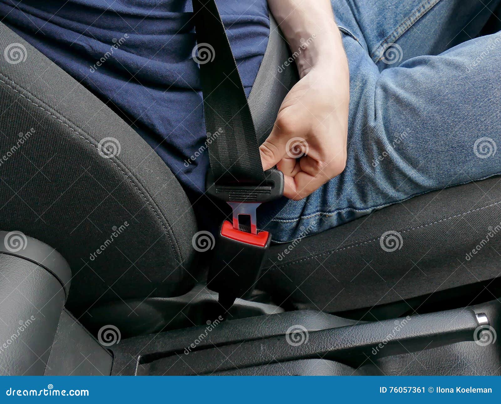 Details of Hand Putting on Safety Belt Stock Image Image of hands