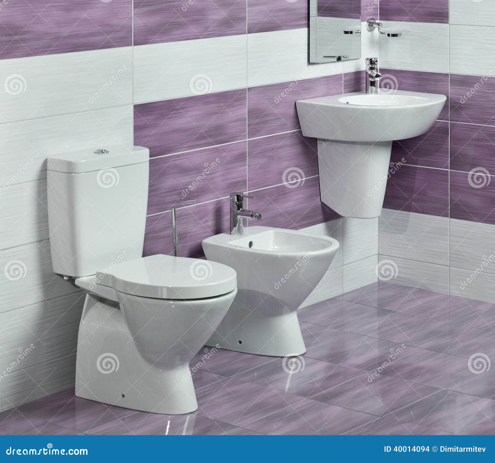 Detalhe De Banheiro Moderno Com Dissipador, Toalete E Bidê Foto de Stock -  Imagem de elegância, contemporâneo: 40014094