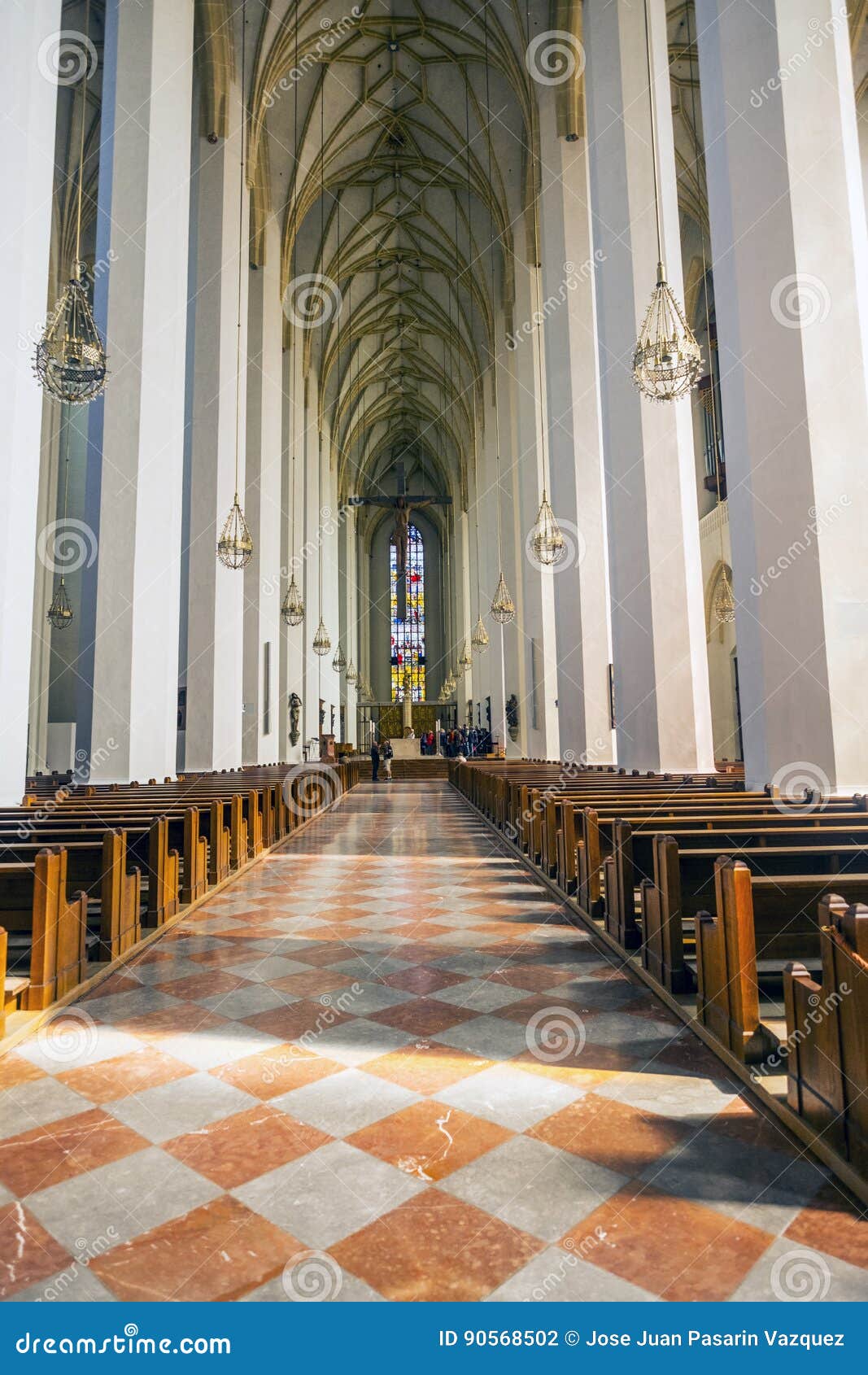 detalles del interior de la catedral de munich munich frauenkir