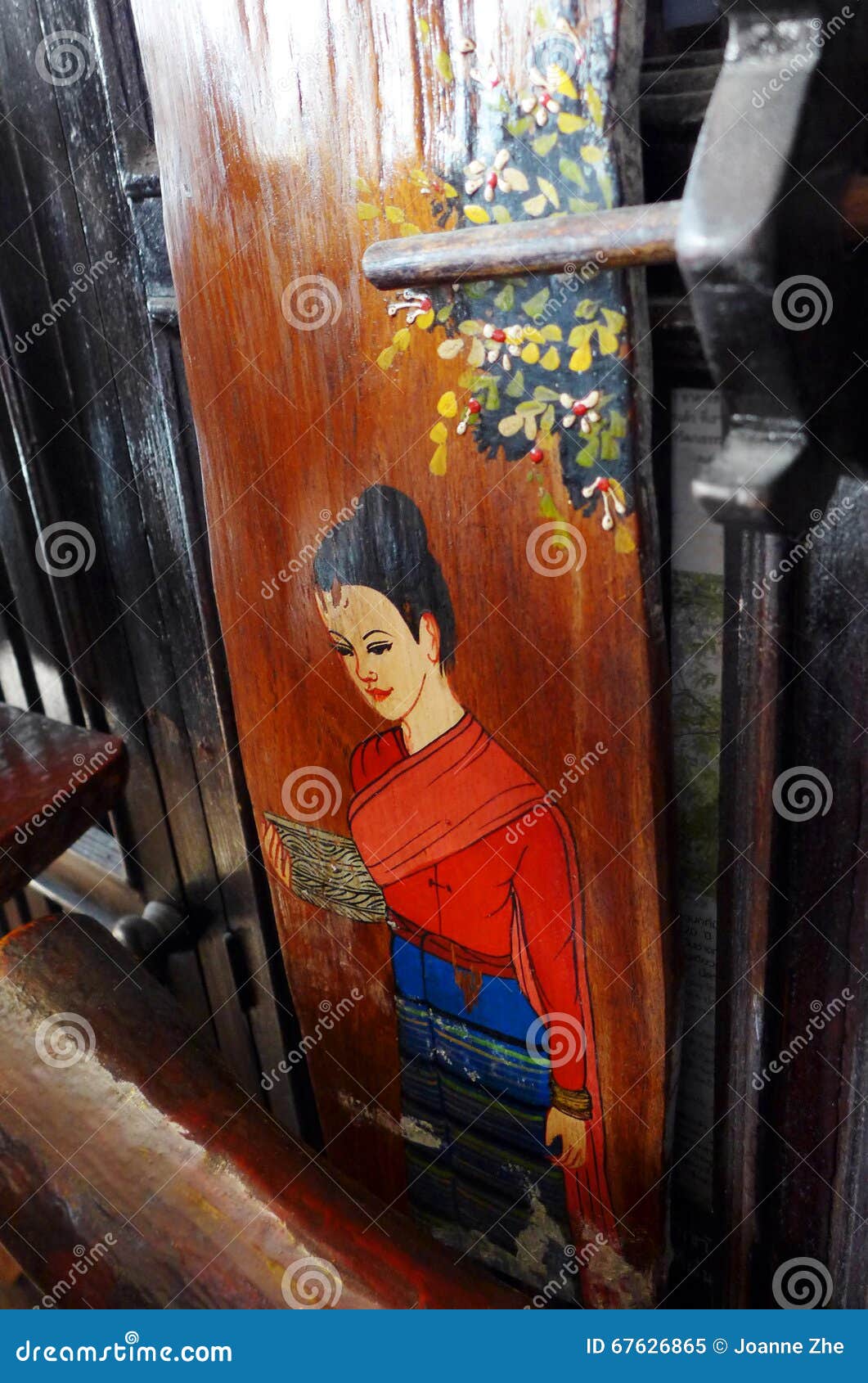 Detalles Tailandeses Antiguos De Los Muebles Imagen de archivo Imagen de detalles, teca 67626865