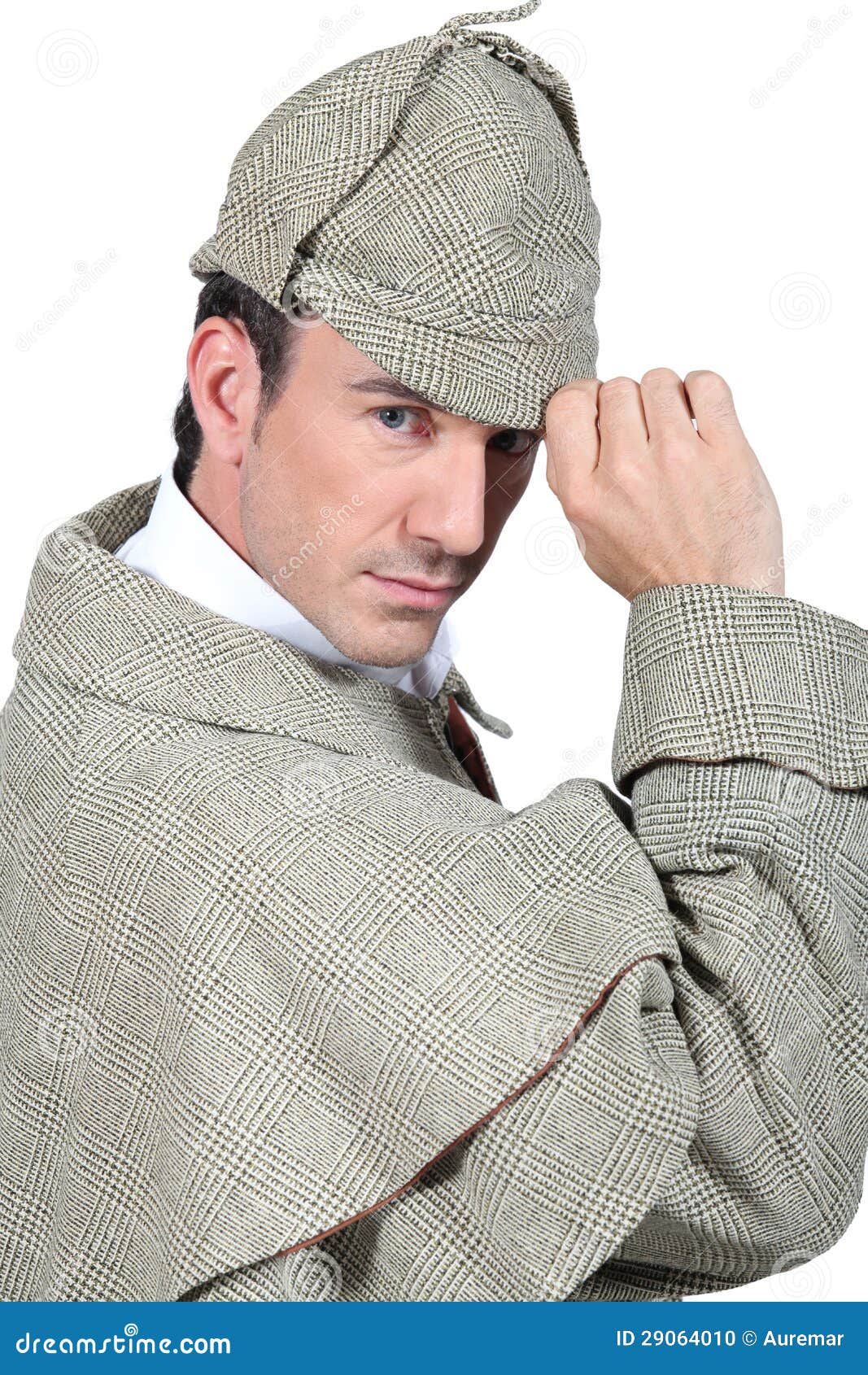 Detective costume stock photo. Image of recreation, holmes 29064010