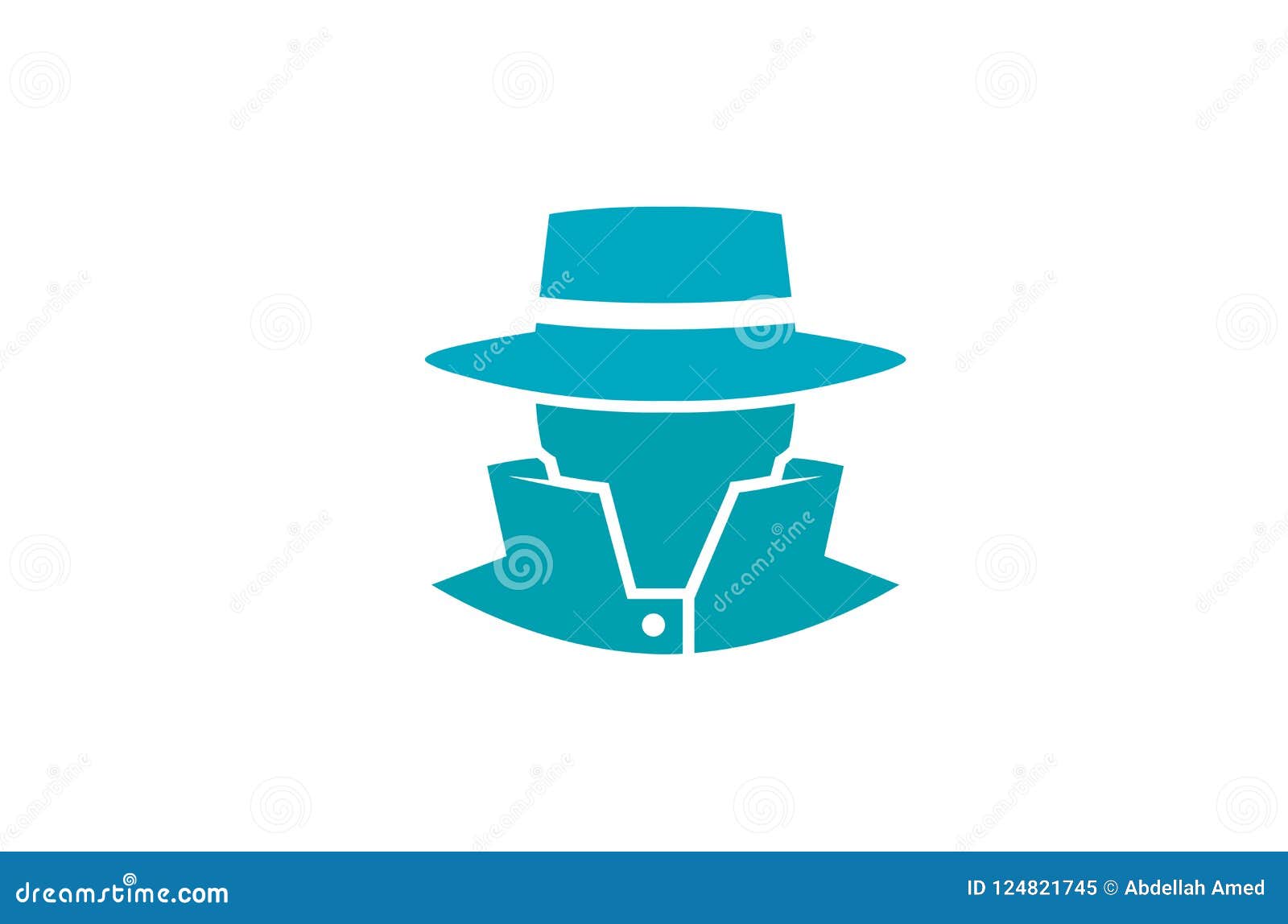 Detective Head Sheriff Logo Stock Vector - Illustration of logo, vector ...