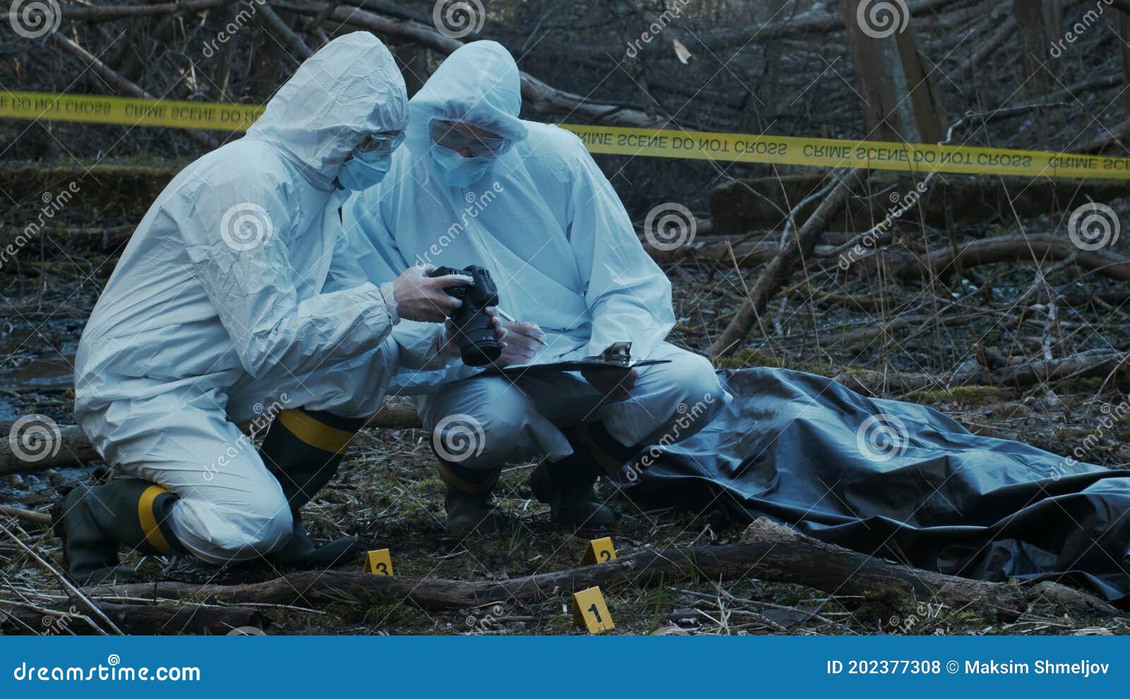 research about crime scenes