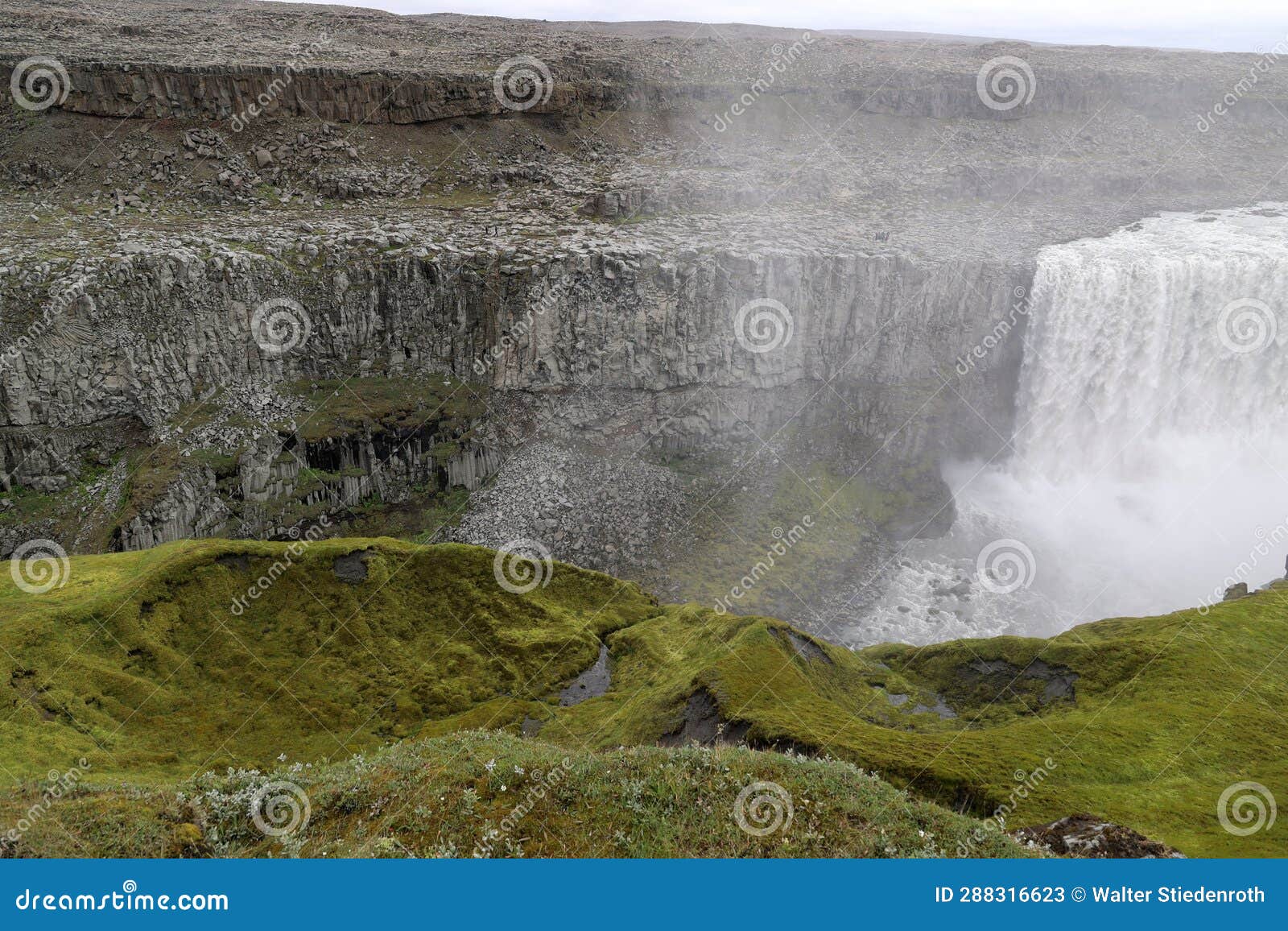 Dettifoss Waterfall One of the Largest Waterfalls in Europe-Iceland ...