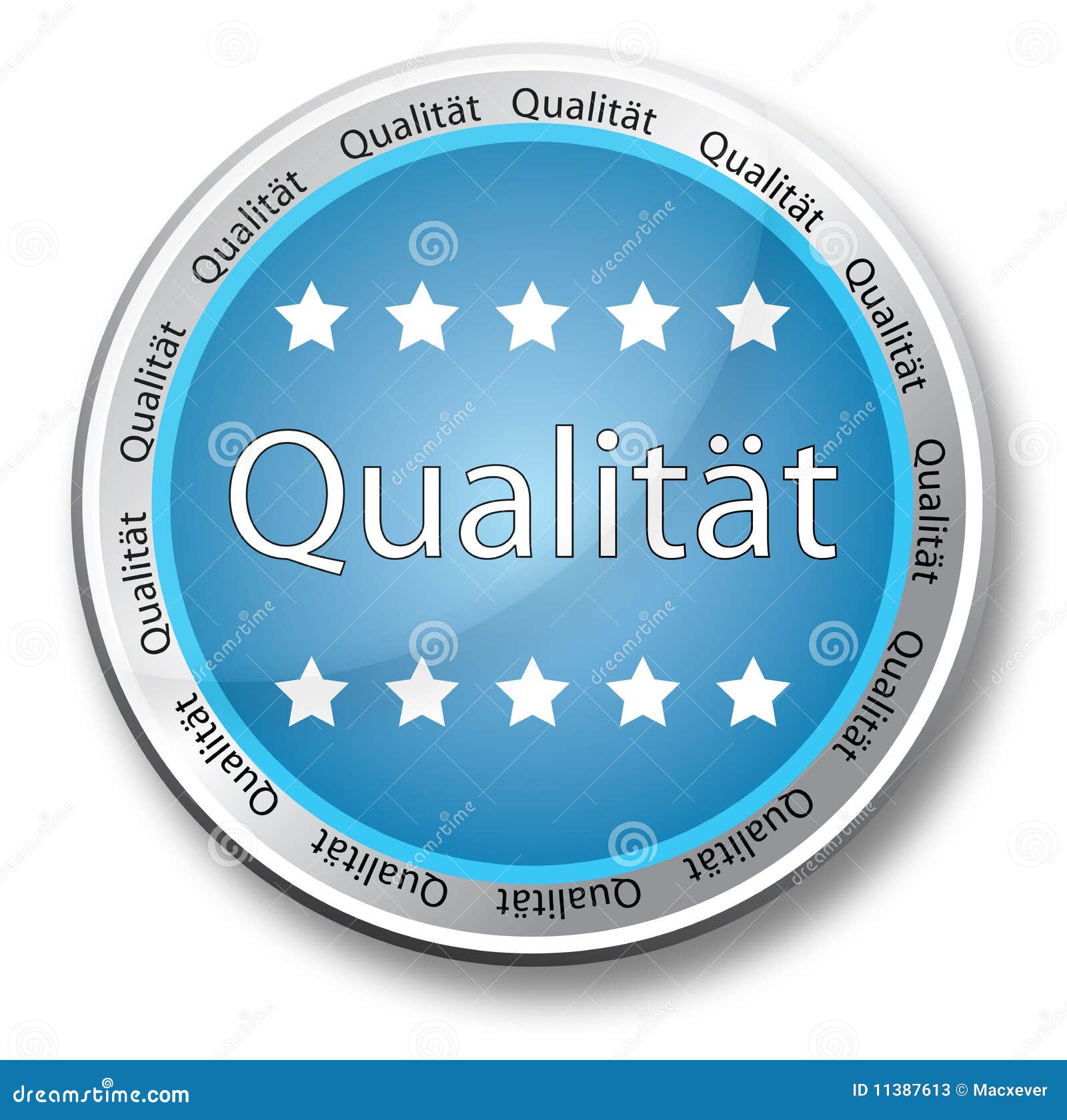 Deutsch Quality button stock illustration. Illustration of enterprise