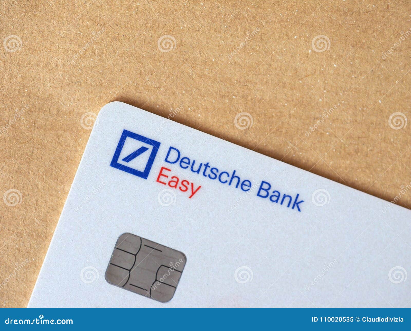 Deutsche Bank Credit Card Editorial Image Image Of Credit 110020535