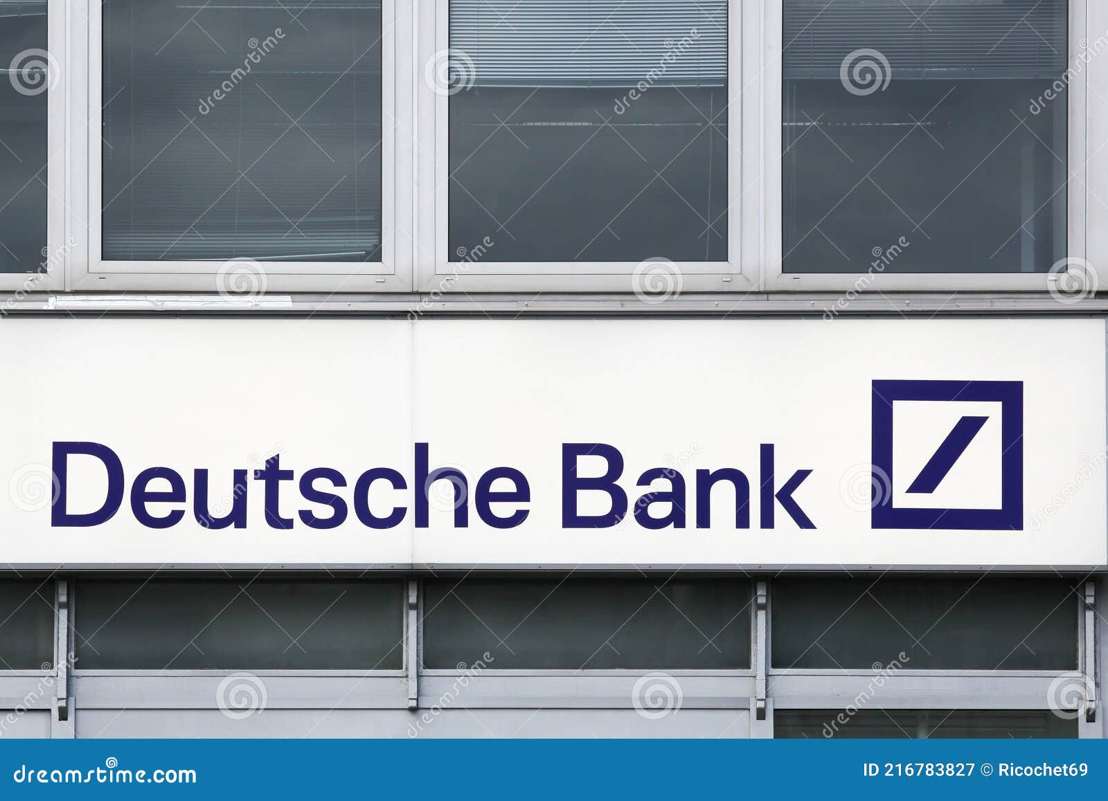 Deutsche Bank Logo On A Wall Editorial Photography Image Of